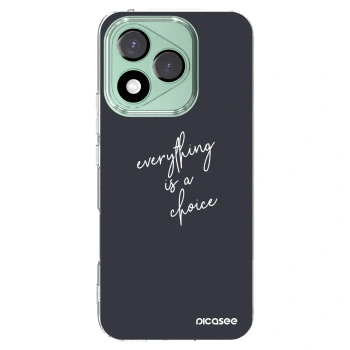 Picasee Honor 400 Lite 5G Hülle - Transparentes Silikon - Everything is a choice