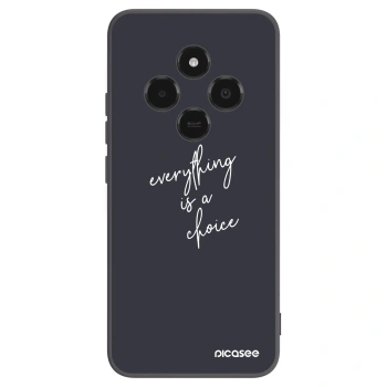 Picasee Xiaomi Poco C75 Hülle - Schwarzes Silikon - Everything is a choice