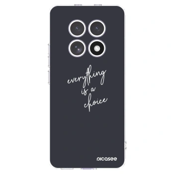 Picasee Xiaomi Redmi Note 15 Hülle - Transparentes Silikon - Everything is a choice