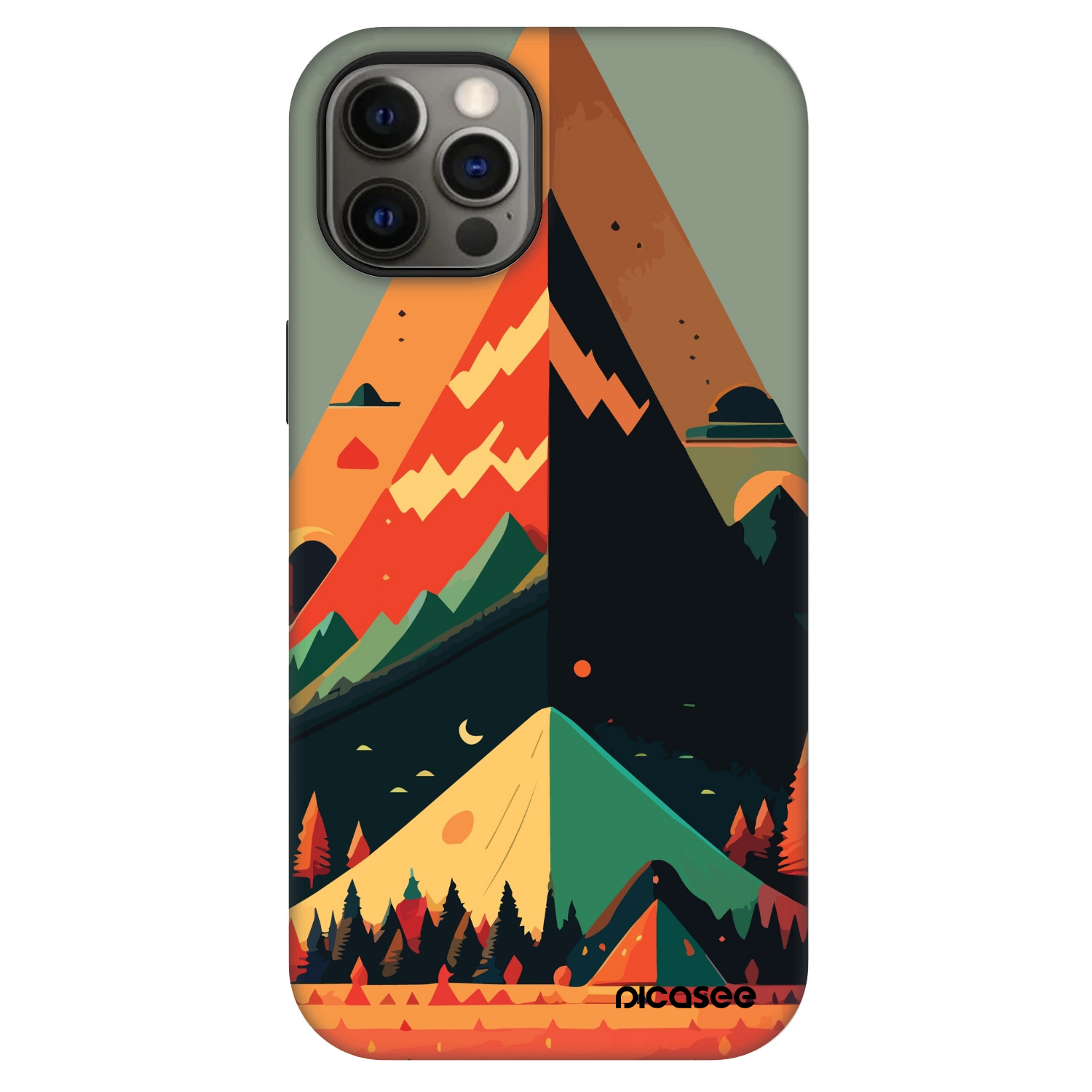 Picasee Fashion Case MagSafe für Apple iPhone 12 - Oregon