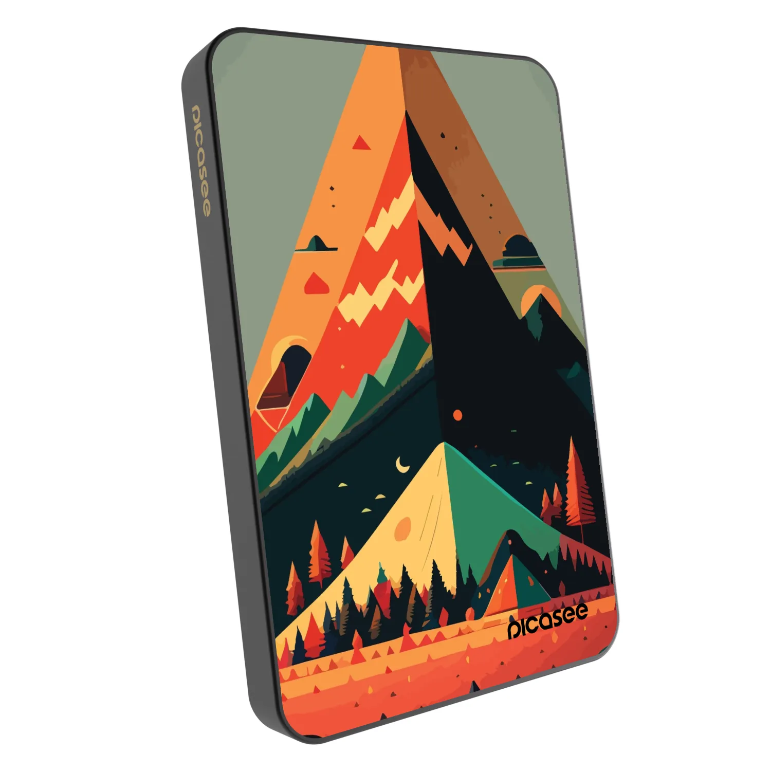 Picasee Powerbank mit MagSafe 5 000 mAh Grau - Oregon