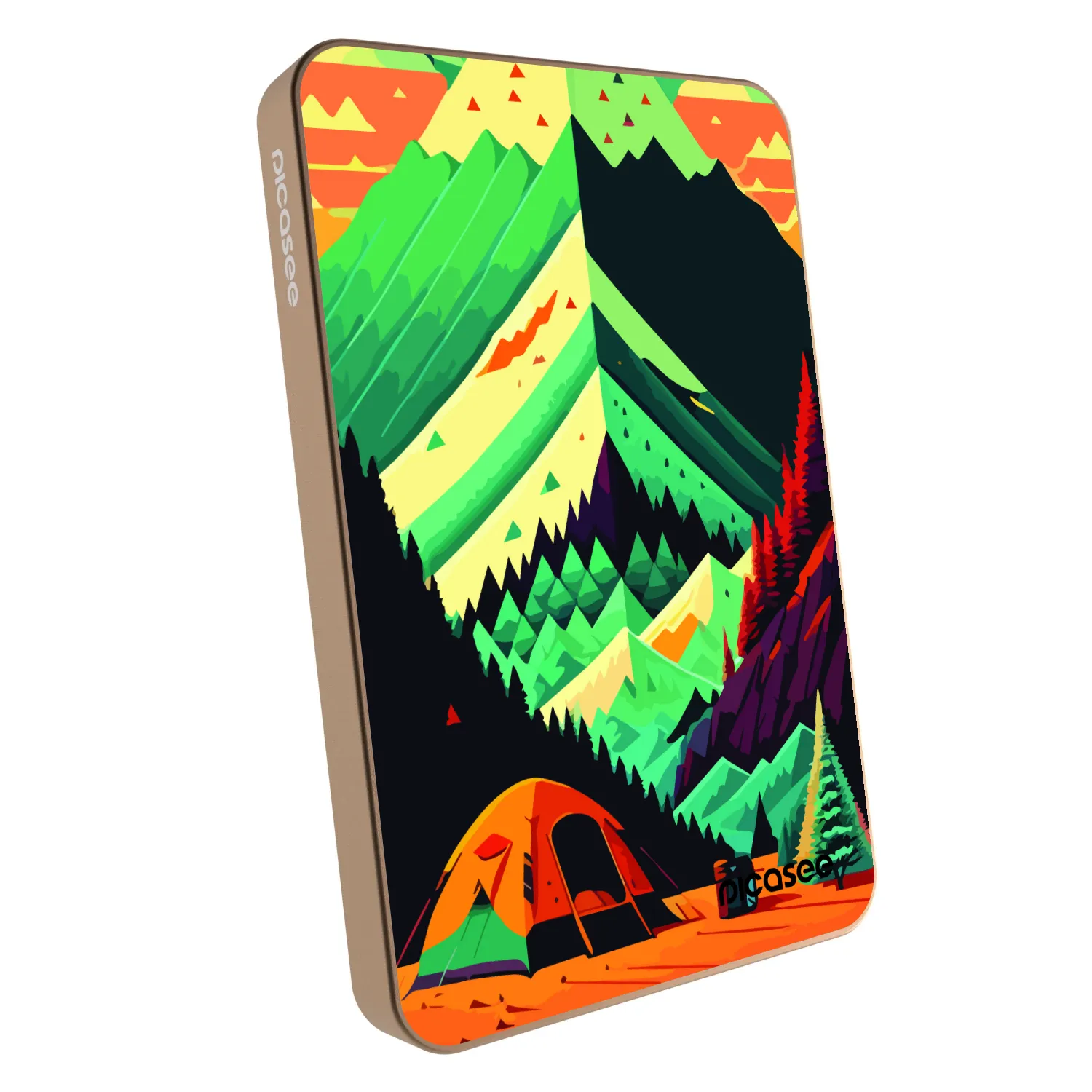 Picasee Powerbank mit MagSafe 5 000 mAh Golden - Whistler