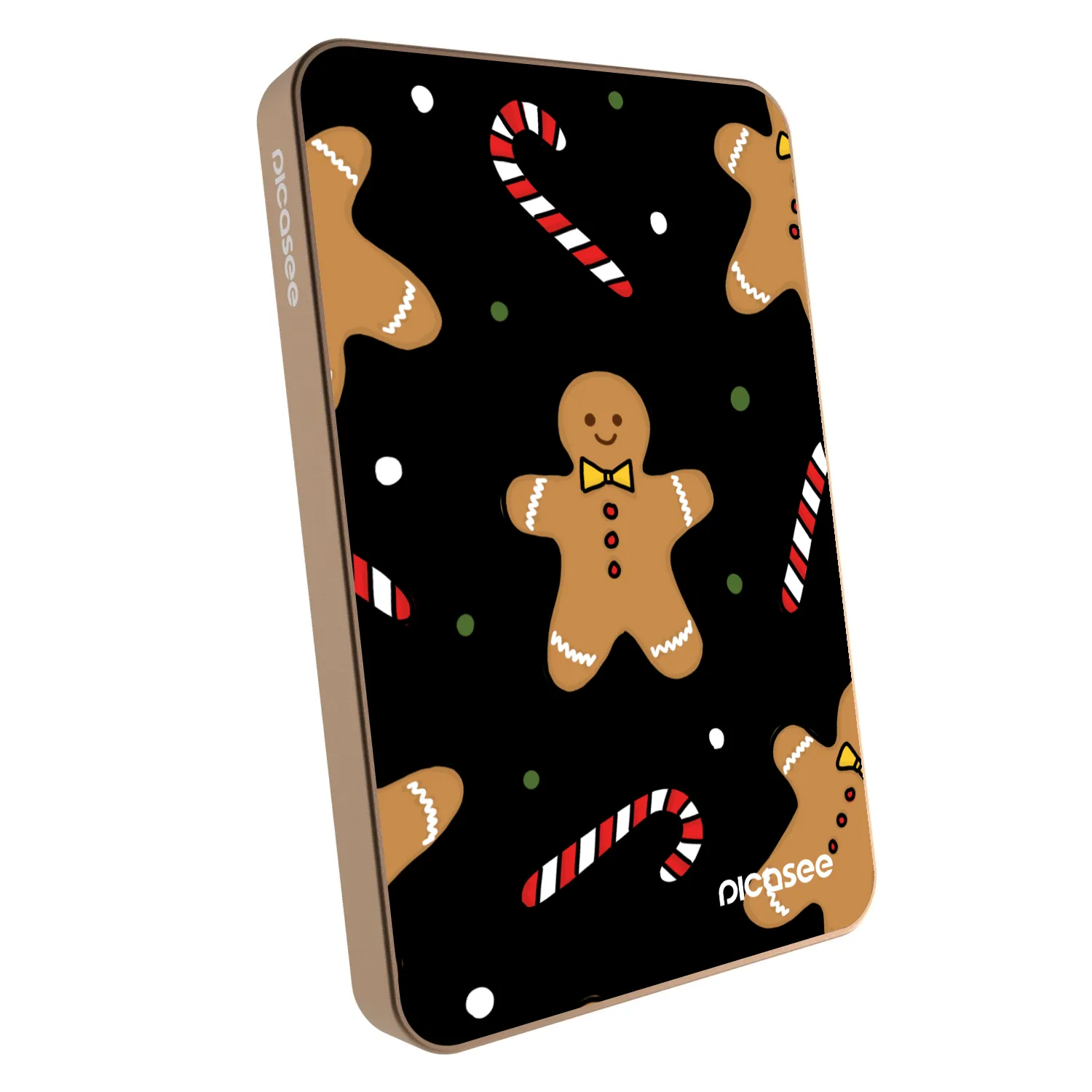 Picasee Powerbank mit MagSafe 5 000 mAh Golden - Gingerbread