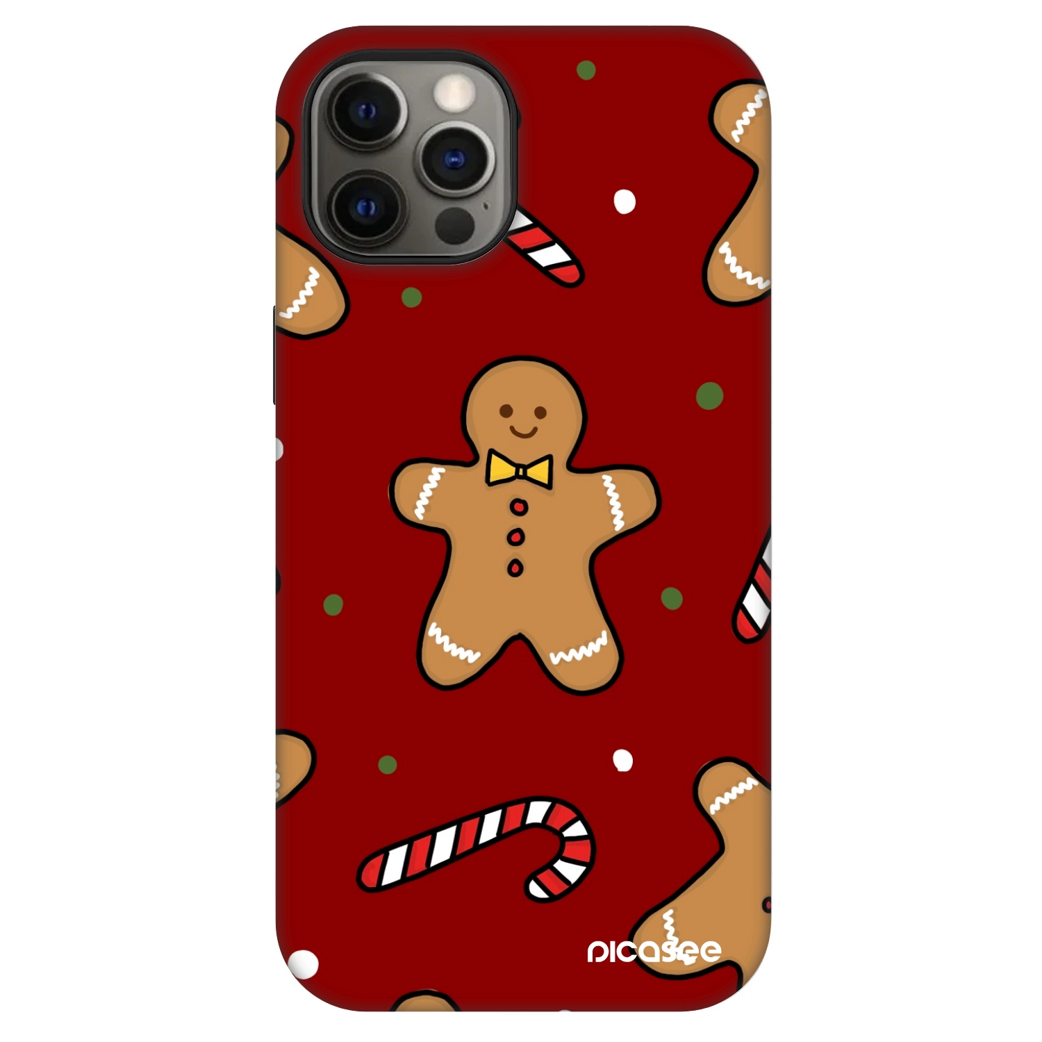 Picasee Fashion Case MagSafe für Apple iPhone 12 Pro - Gingerbread 2