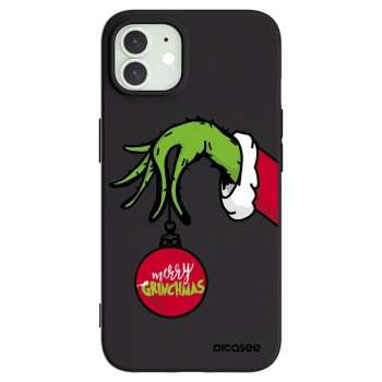Picasee Apple iPhone 12 Pro Hülle - Schwarzes Silikon - Grinch