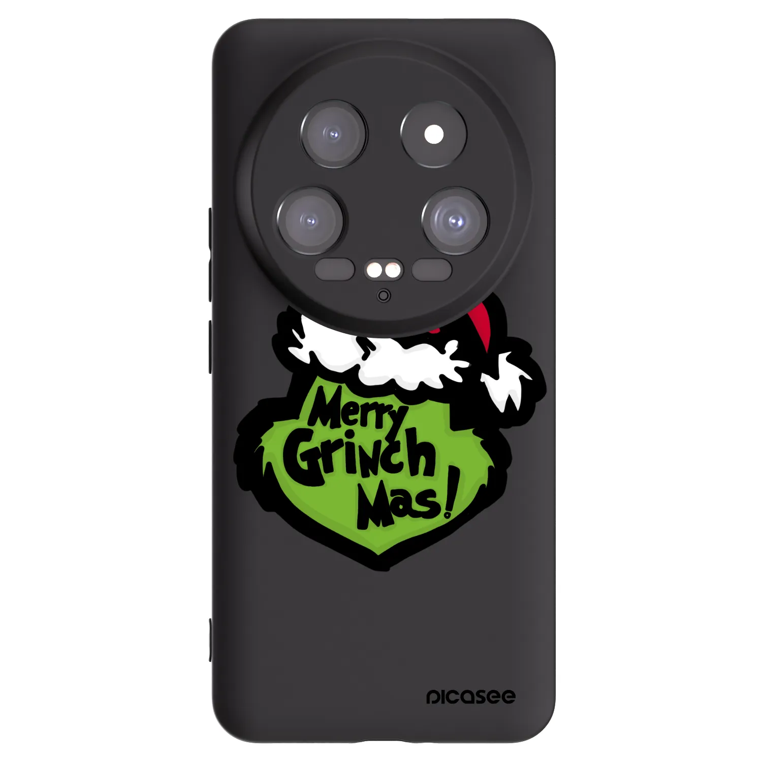 Picasee Xiaomi 14 Ultra Hülle - Schwarzes Silikon - Grinch 2