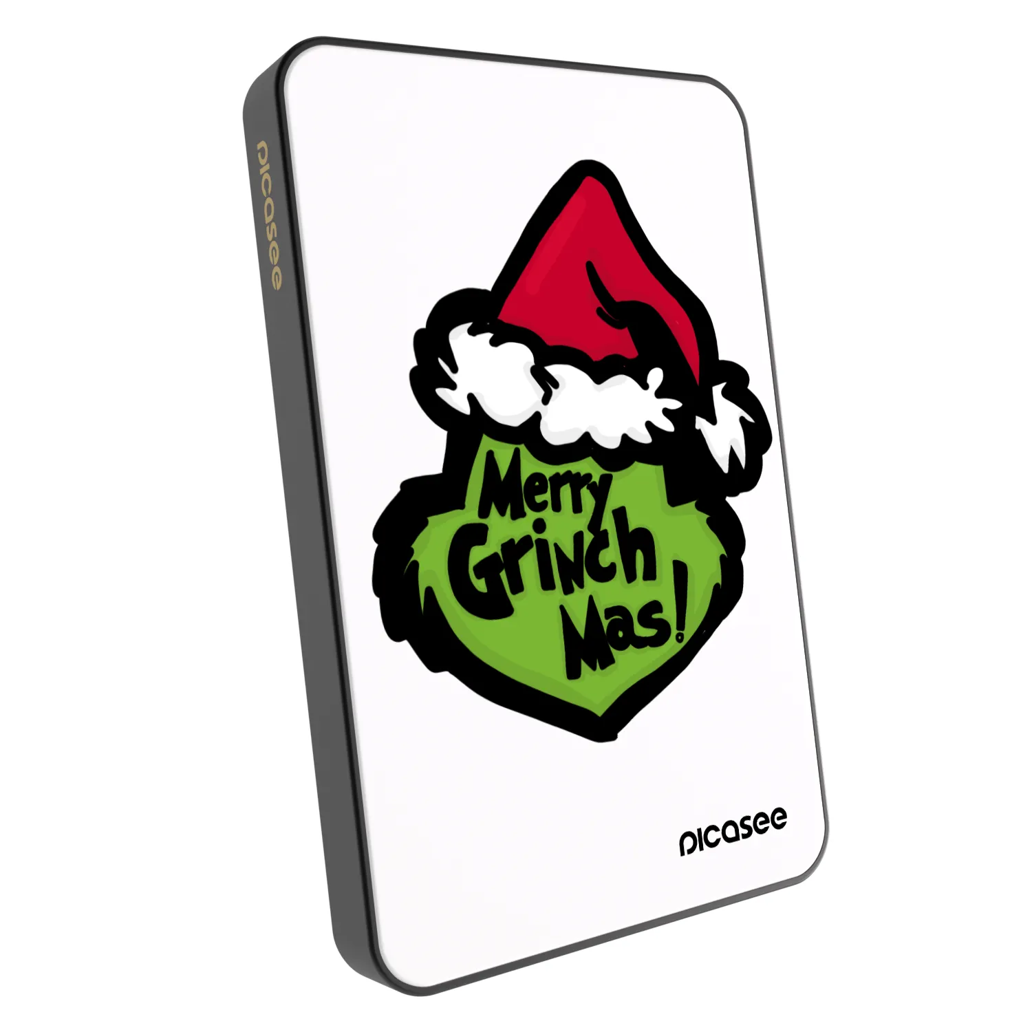 Picasee Powerbank mit MagSafe 5 000 mAh Grau - Grinch 2