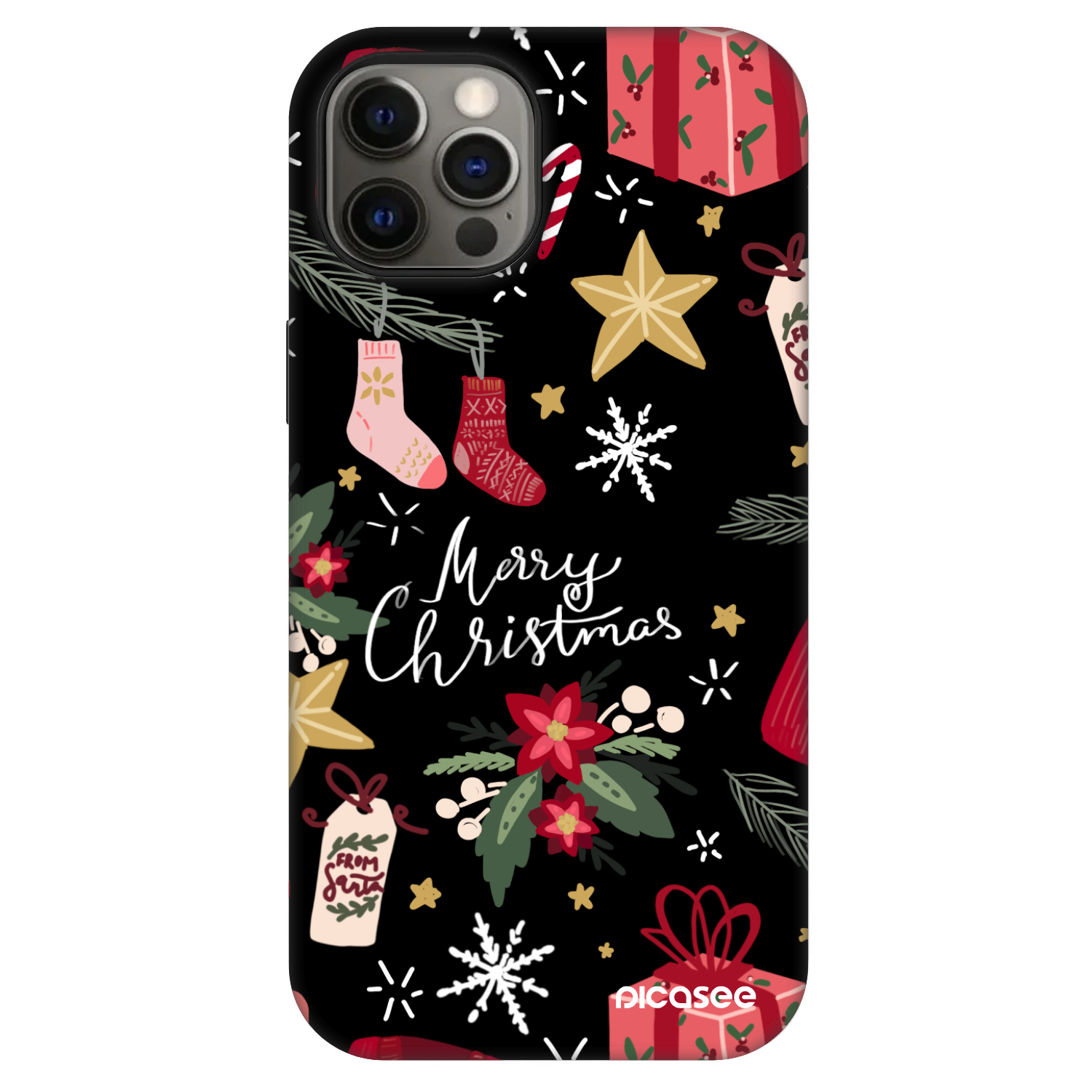 Picasee Fashion Case MagSafe für Apple iPhone 12 Pro - Christmas