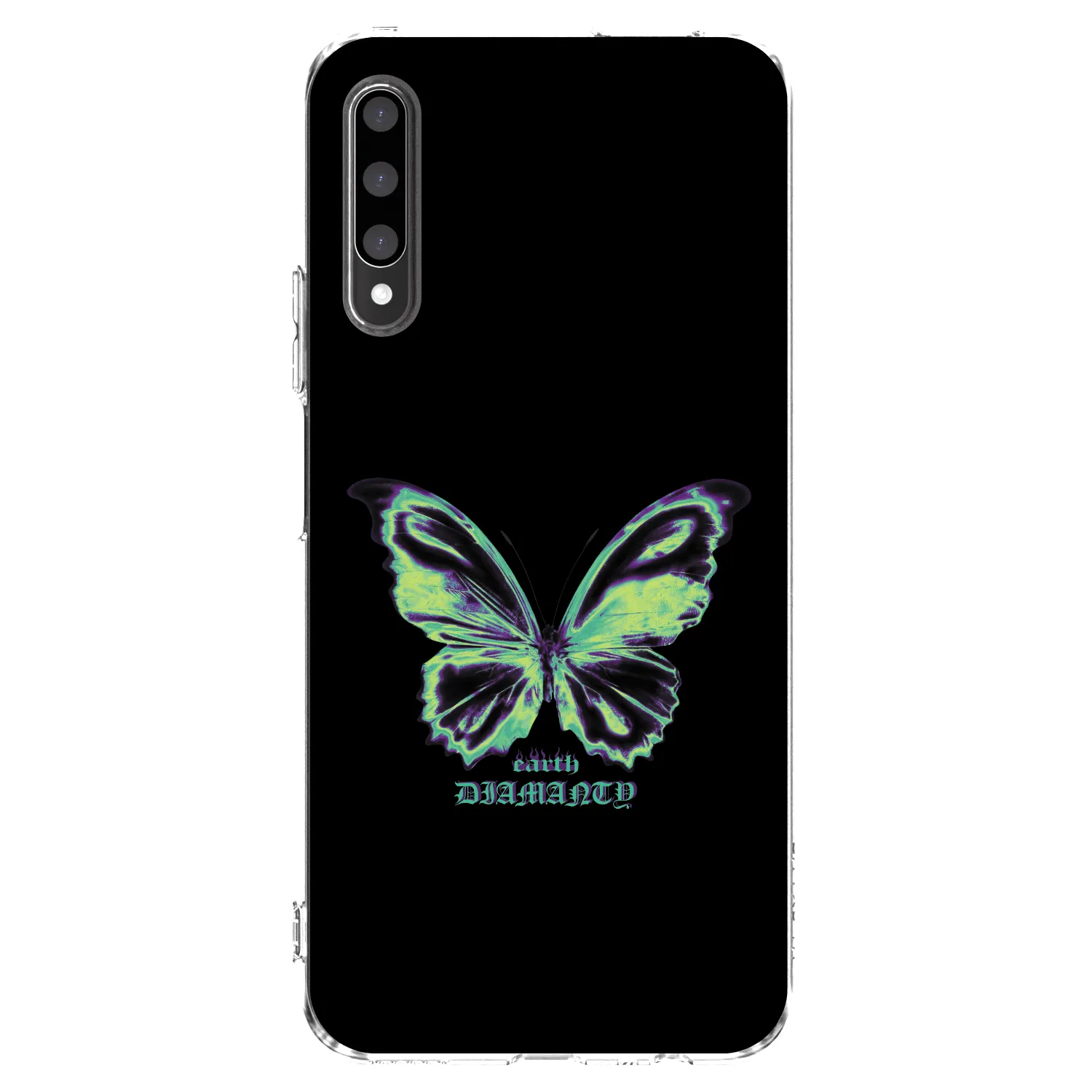 Picasee Honor 9X Pro Hülle - Transparentes Silikon - Diamanty Blue
