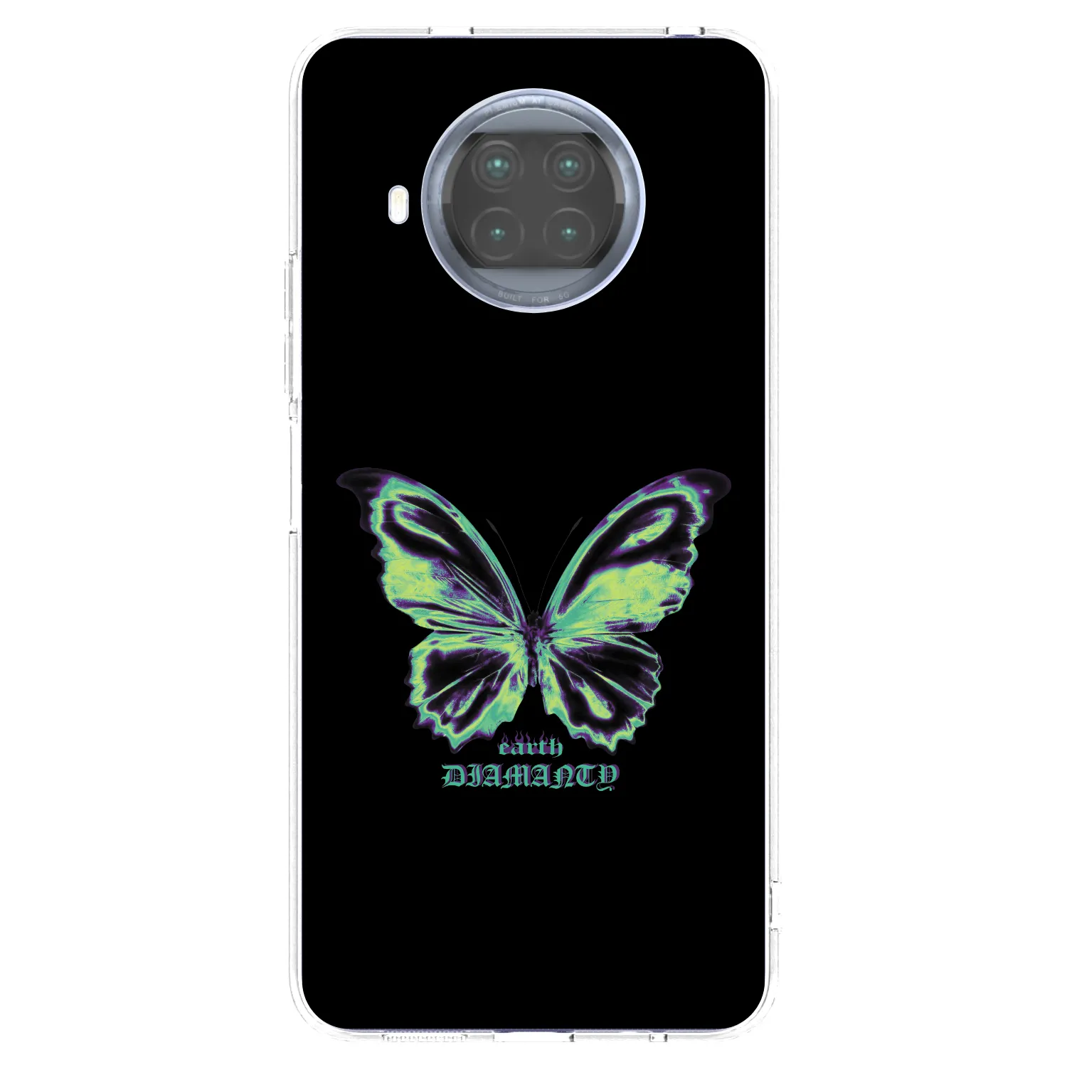 Picasee Xiaomi Mi 10T Lite Hülle - Transparentes Silikon - Diamanty Blue