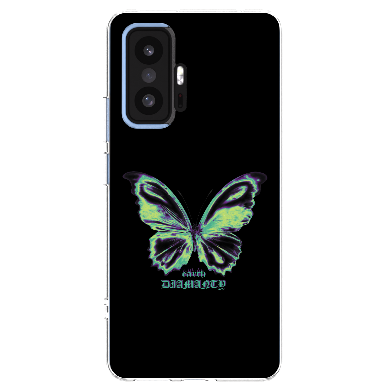 Picasee Xiaomi 11T Hülle - Transparentes Silikon - Diamanty Blue
