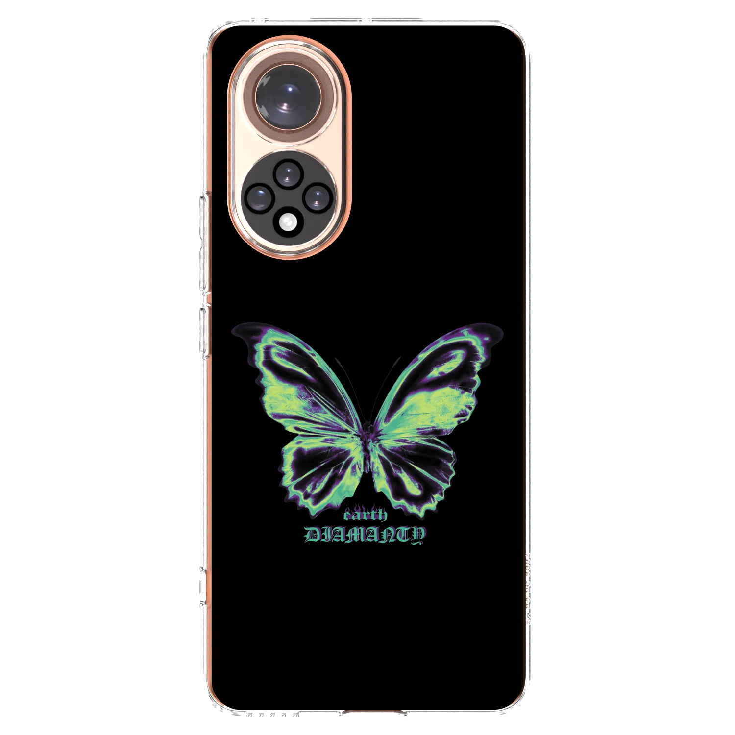 Picasee Honor 50 5G Hülle - Transparentes Silikon - Diamanty Blue