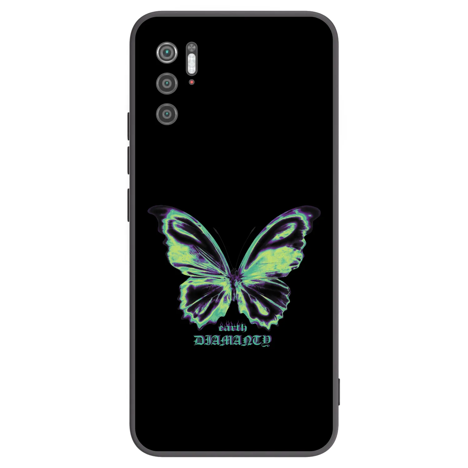 Picasee Xiaomi Poco M3 Pro 5G Hülle - Schwarzes Silikon - Diamanty Blue