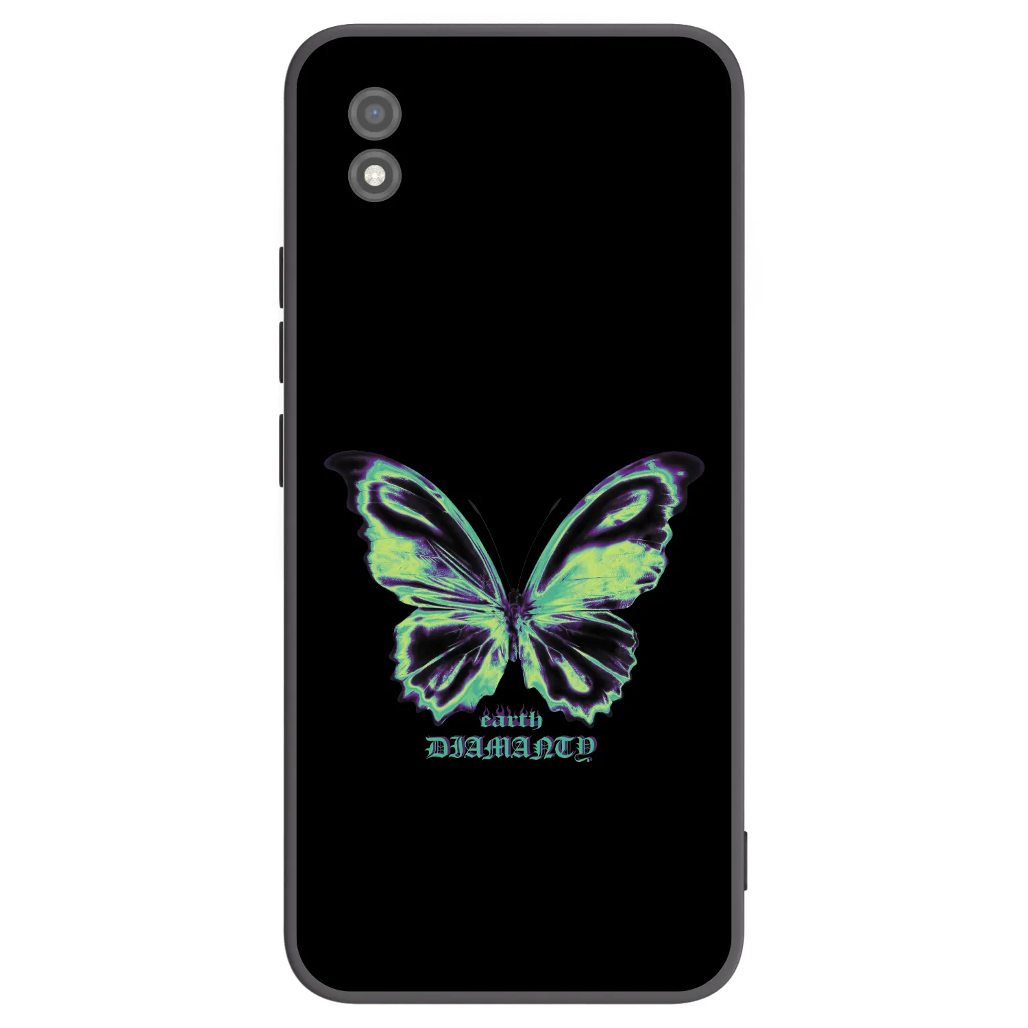 Picasee Realme C11 (2021) Hülle - Schwarzes Silikon - Diamanty Blue