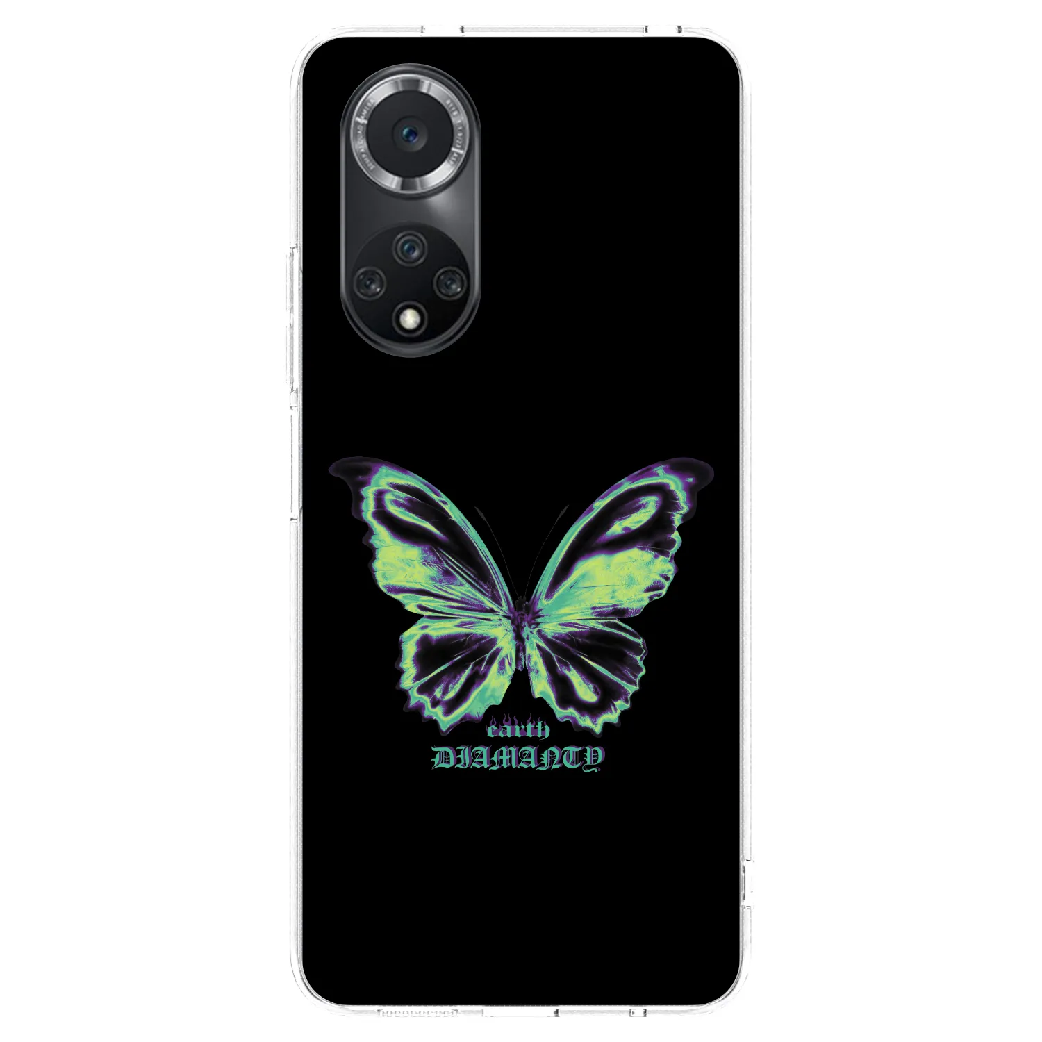 Picasee Huawei Nova 9 SE Hülle - Transparentes Silikon - Diamanty Blue