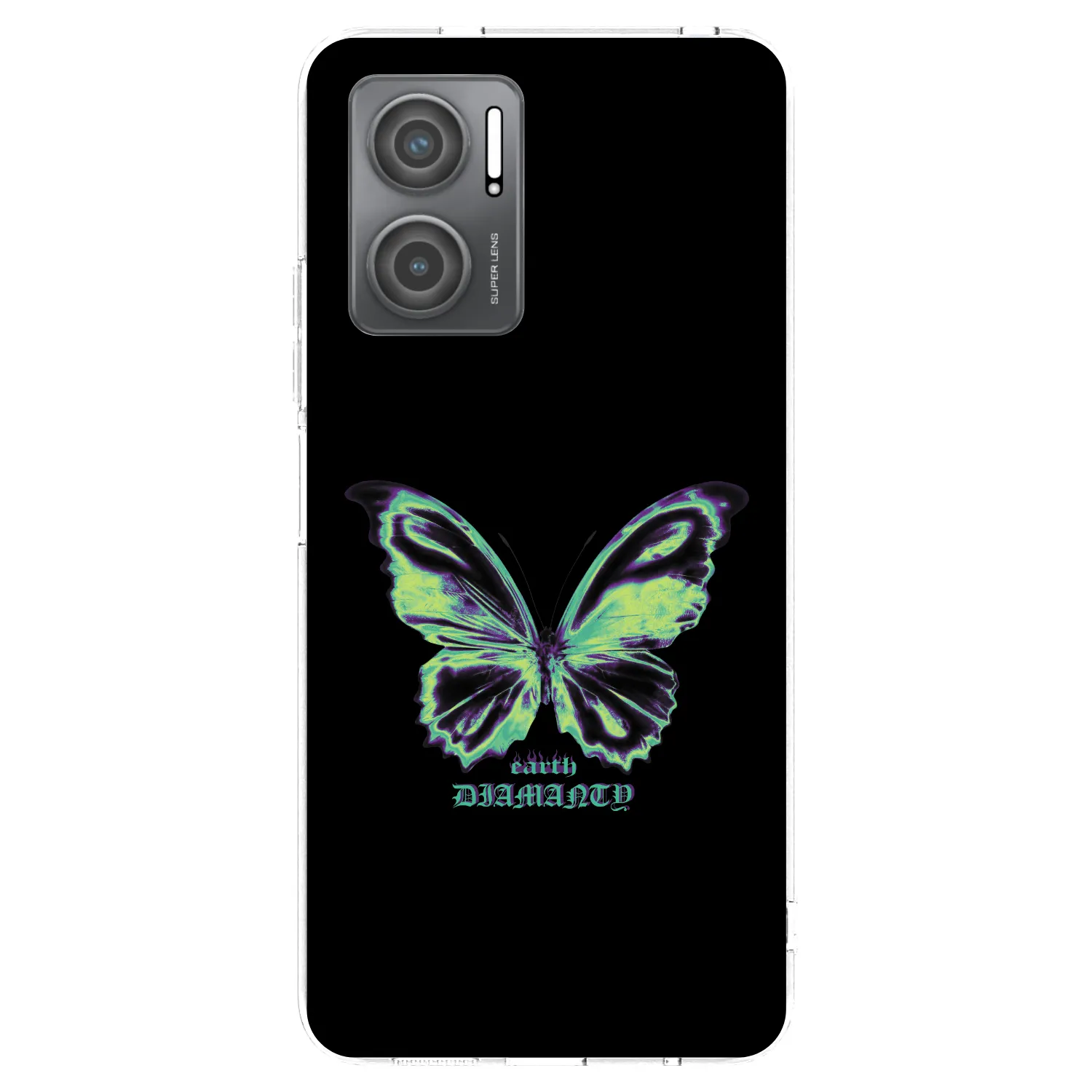 Picasee Xiaomi Redmi 10 5G Hülle - Transparentes Silikon - Diamanty Blue
