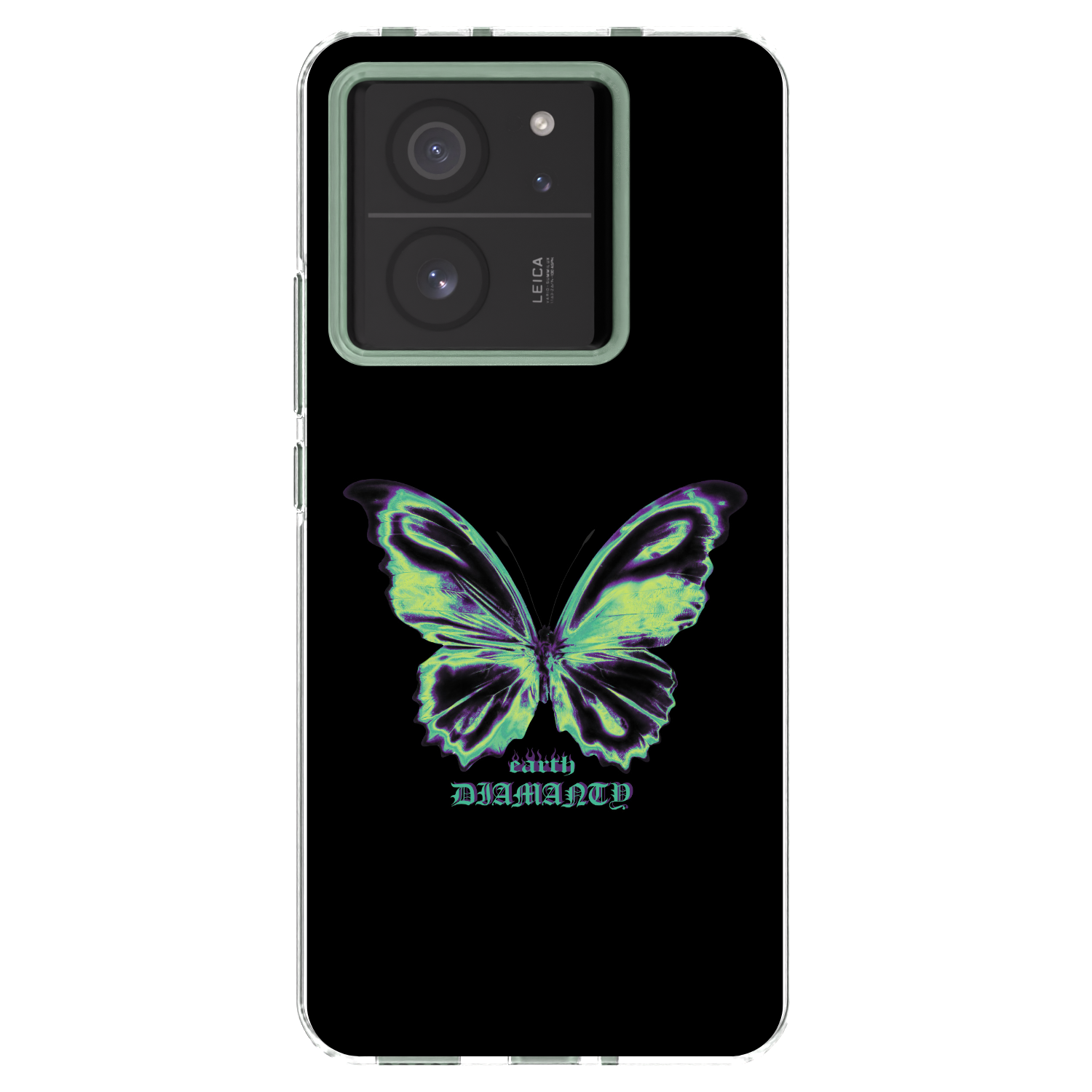 Picasee Xiaomi 13T Pro Hülle - Transparentes Silikon - Diamanty Blue