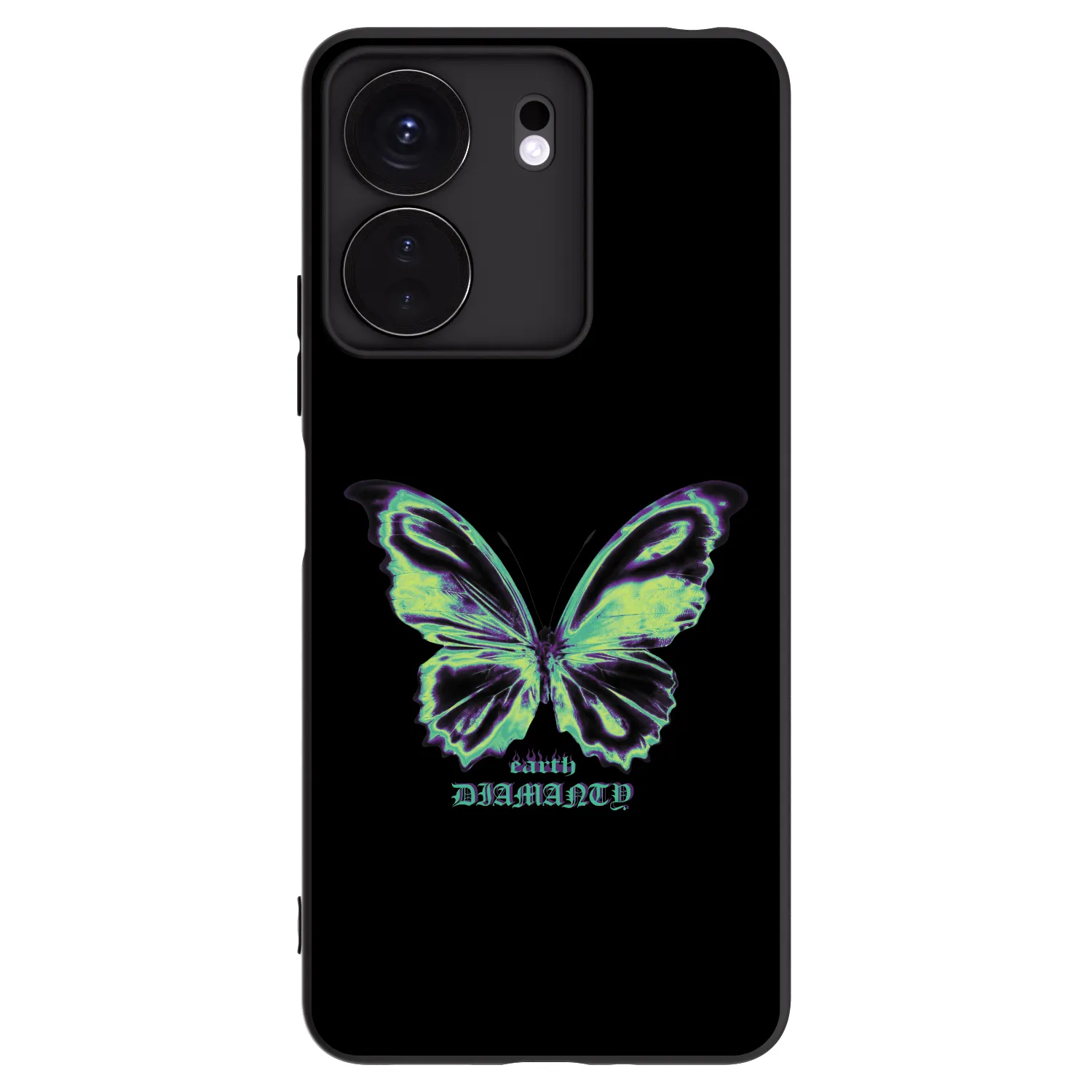 Picasee Xiaomi Redmi 13C 4G Hülle - Schwarzes Silikon - Diamanty Blue