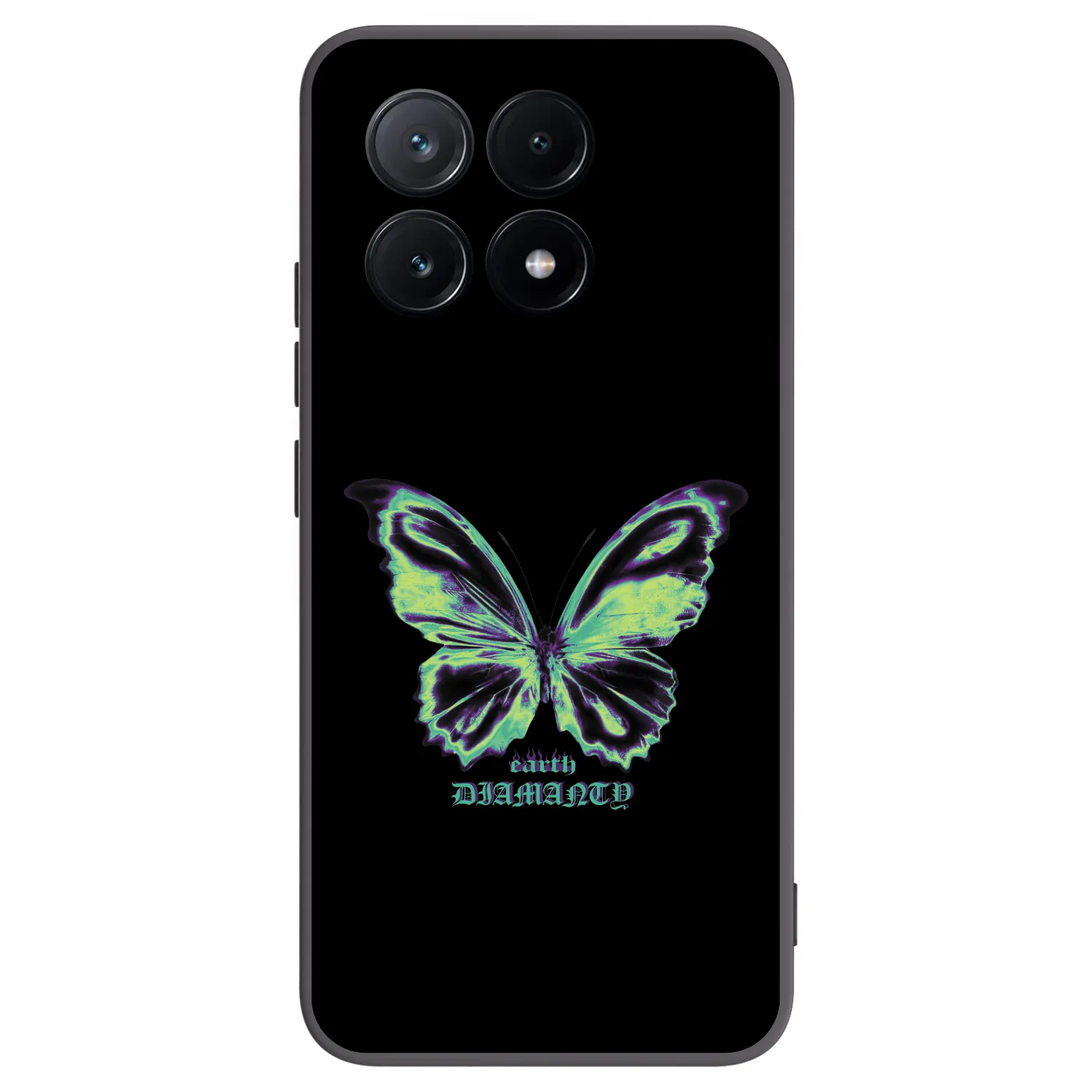 Picasee Xiaomi Poco X6 Pro Hülle - Schwarzes Silikon - Diamanty Blue