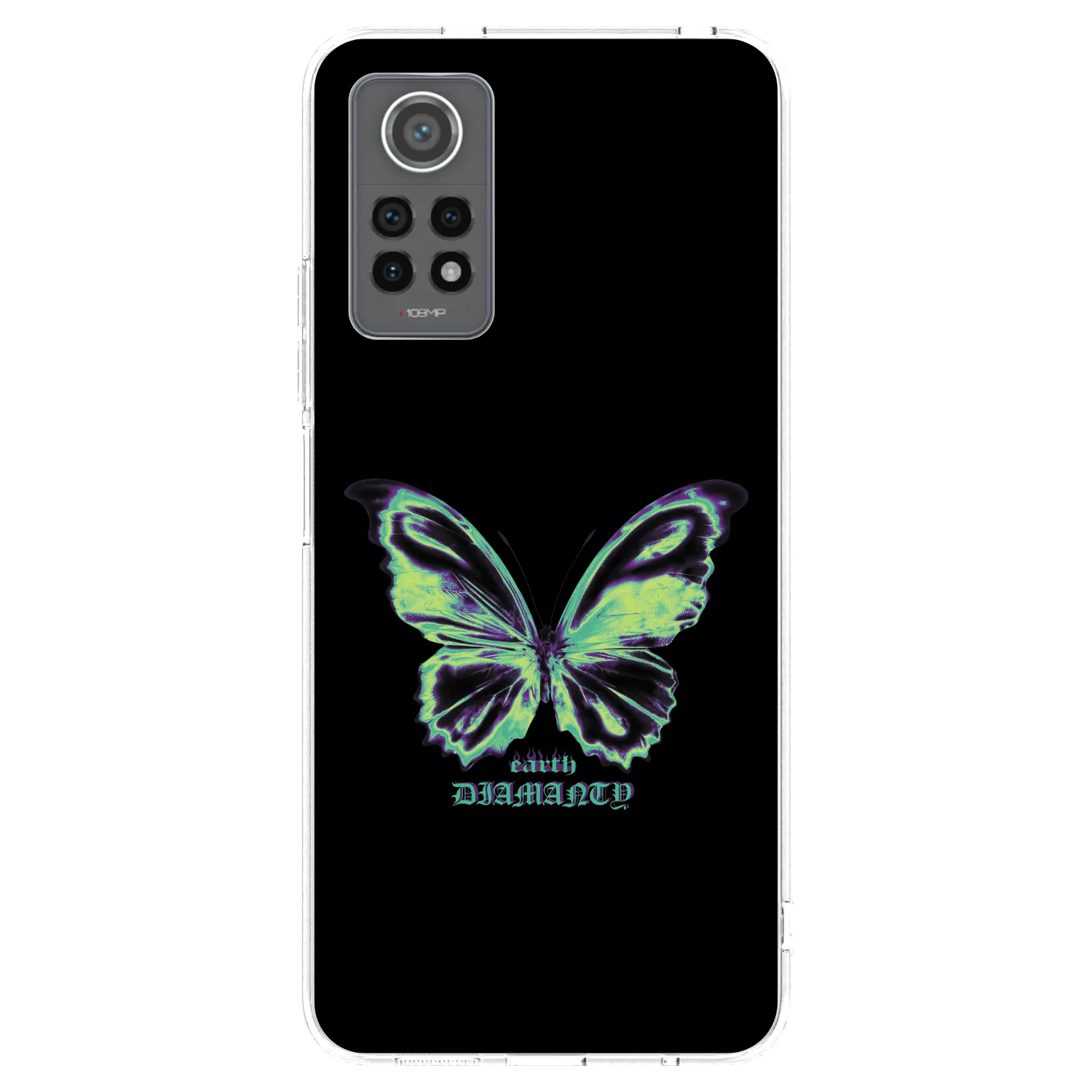 Picasee Xiaomi Redmi Note 12 Pro 4G Hülle - Transparentes Silikon - Diamanty Blue
