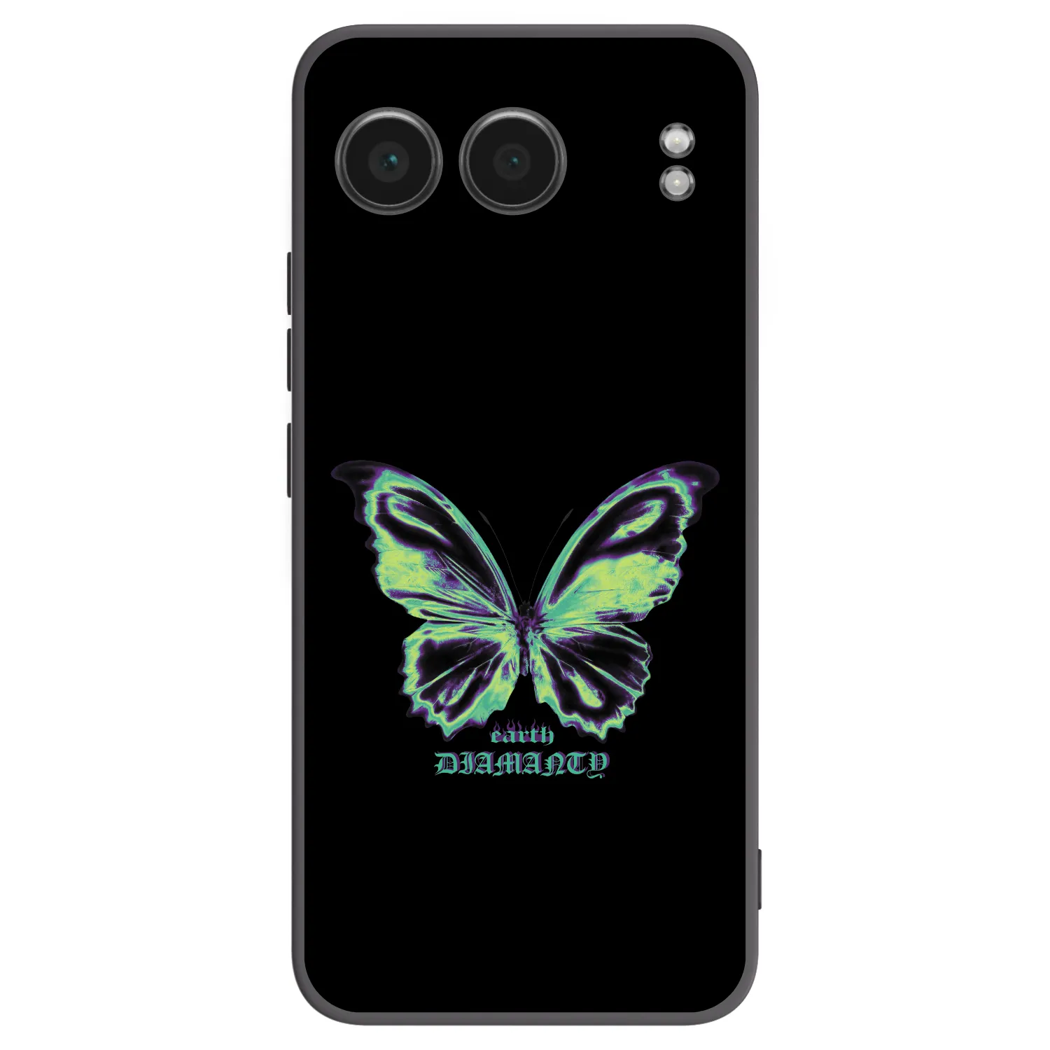 Picasee OnePlus Nord 4 Hülle - Schwarzes Silikon - Diamanty Blue