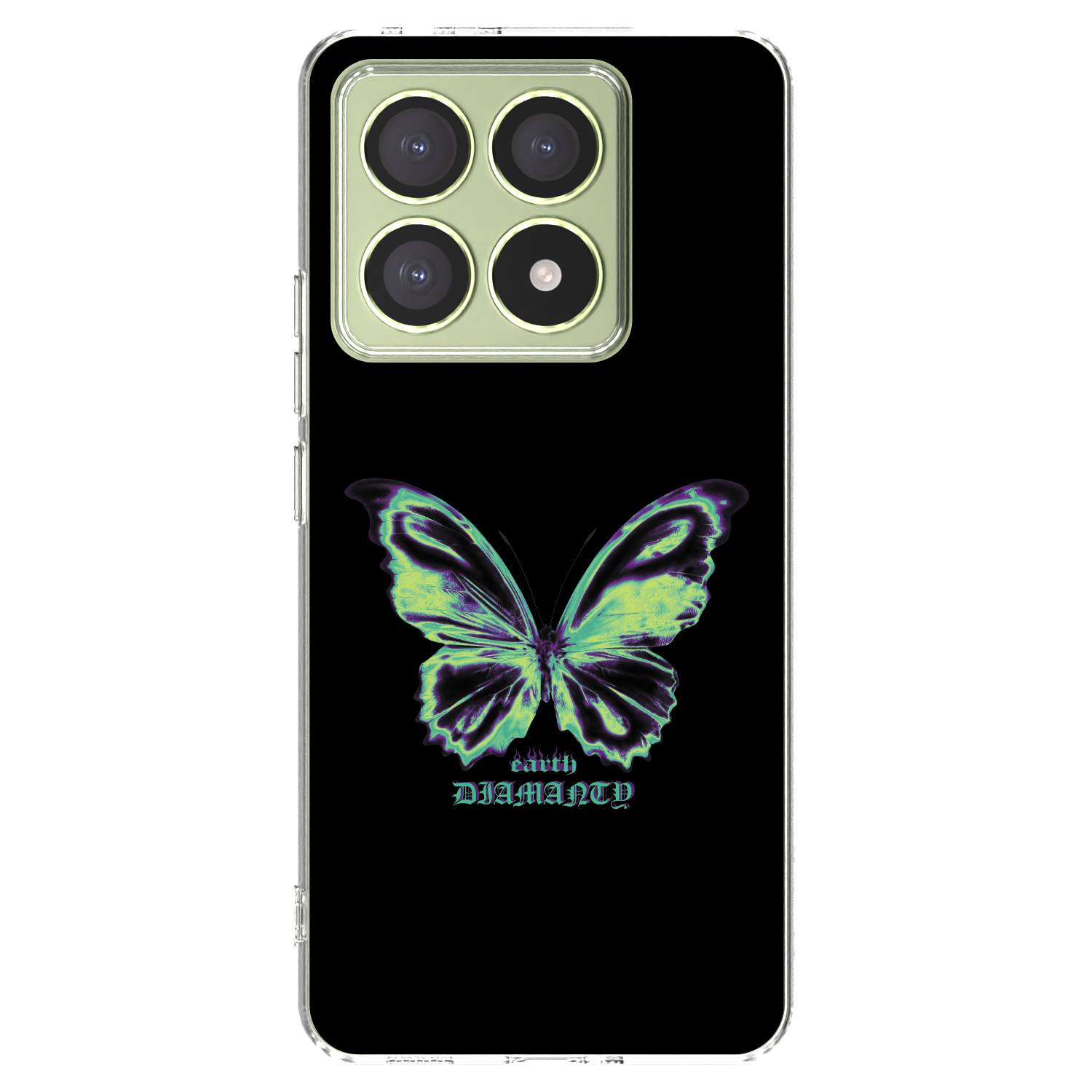 Picasee Xiaomi 14T Hülle - Transparentes Silikon - Diamanty Blue