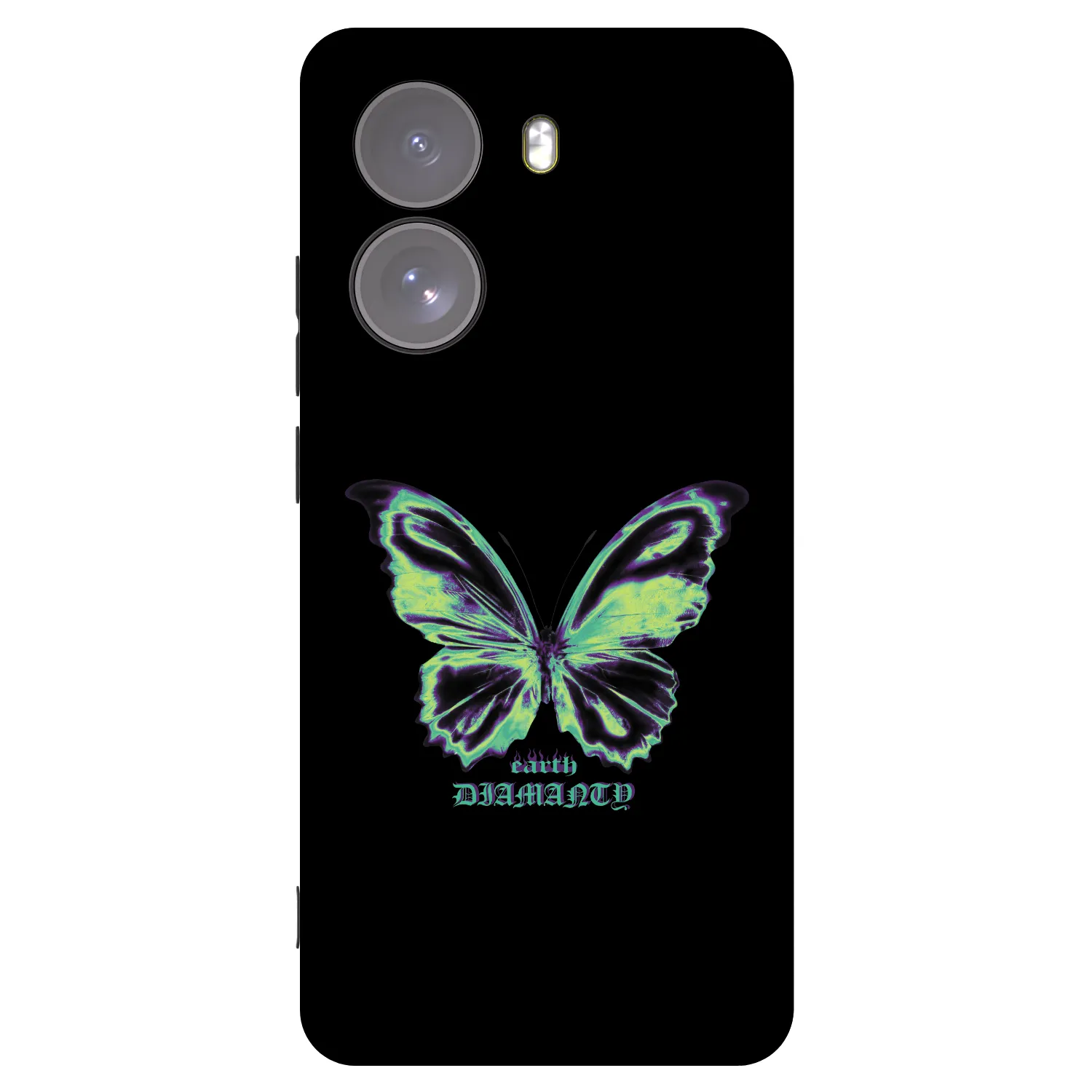 Picasee Xiaomi Poco X7 Hülle - Schwarzes Silikon - Diamanty Blue