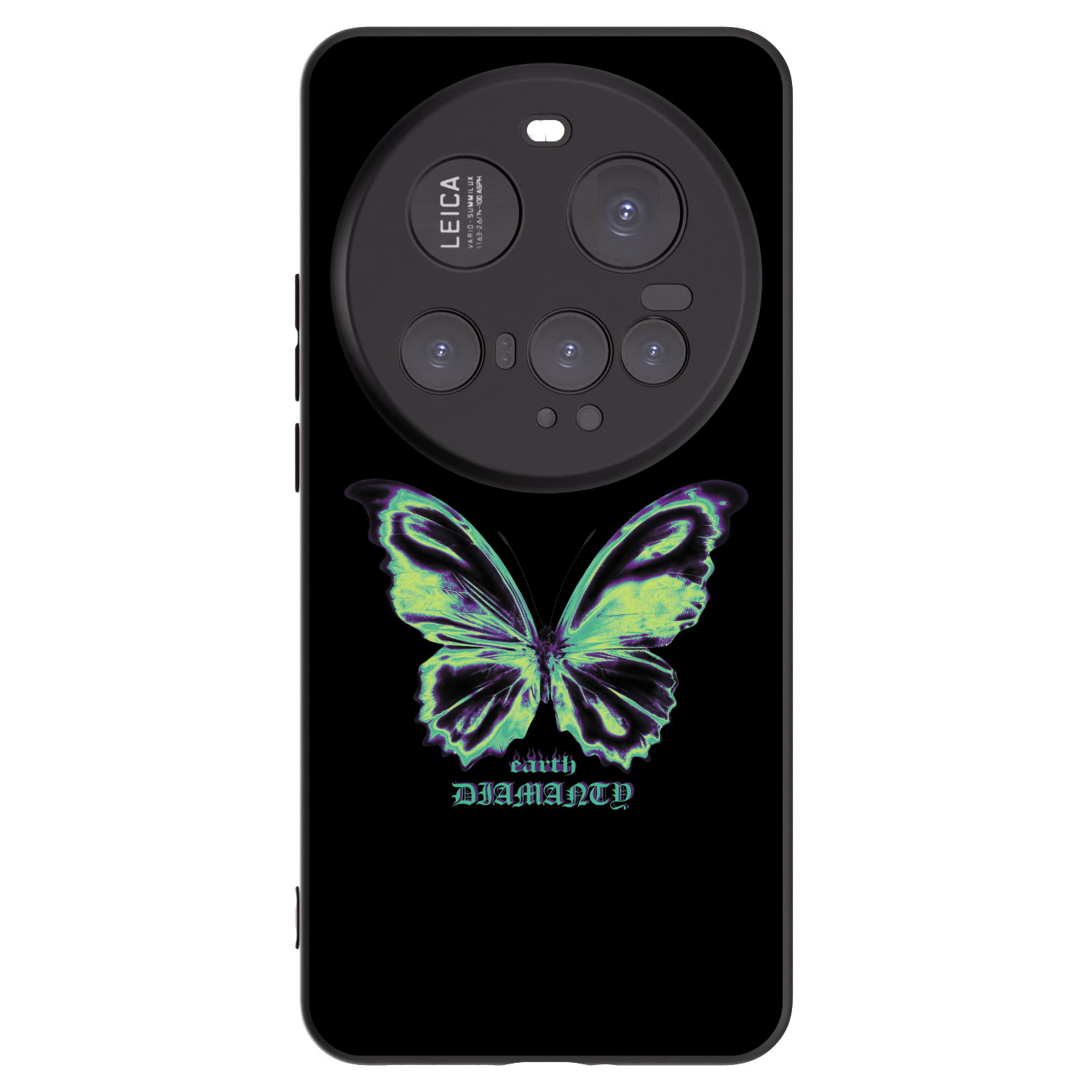 Picasee Xiaomi 15 Ultra Hülle - Schwarzes Silikon - Diamanty Blue