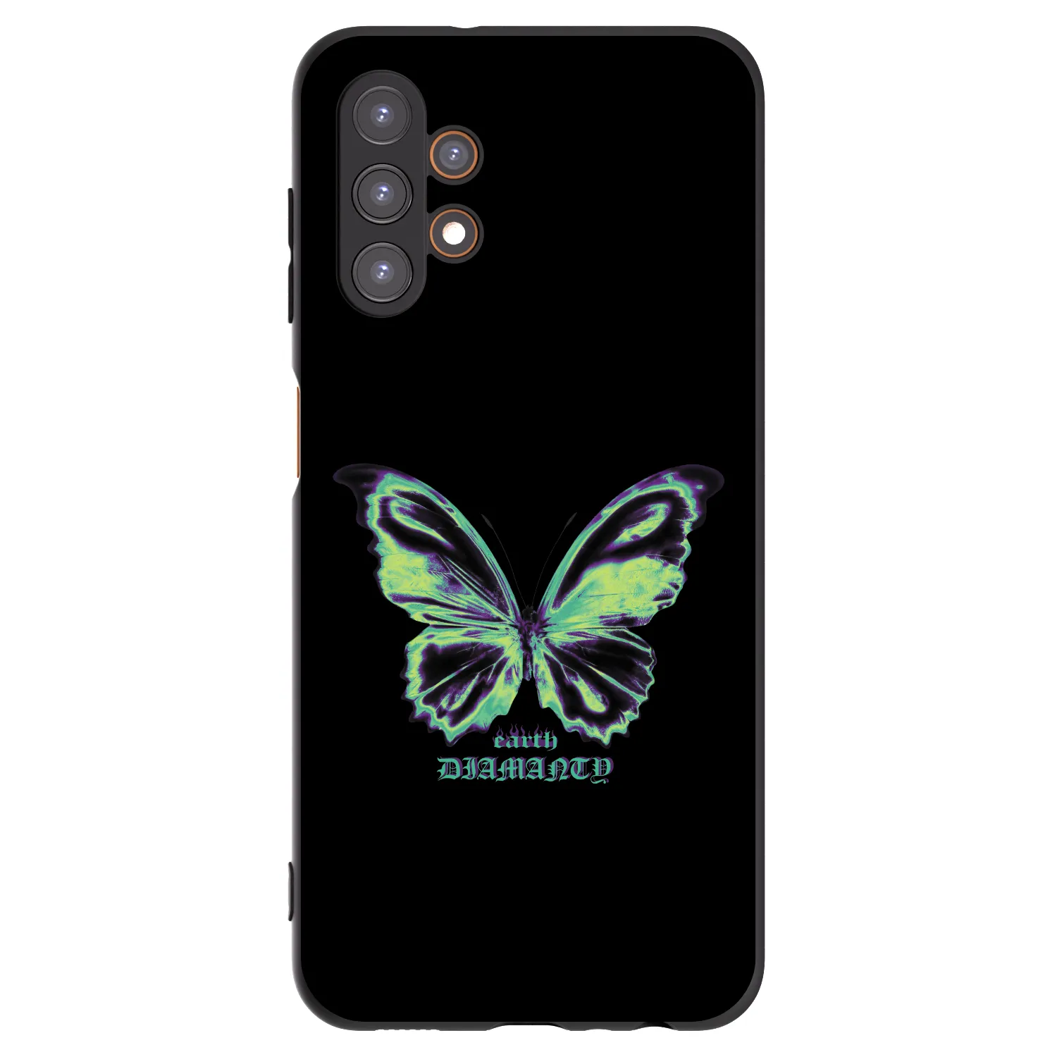 Picasee Samsung Galaxy A13 5G Hülle - Schwarzes Silikon - Diamanty Blue