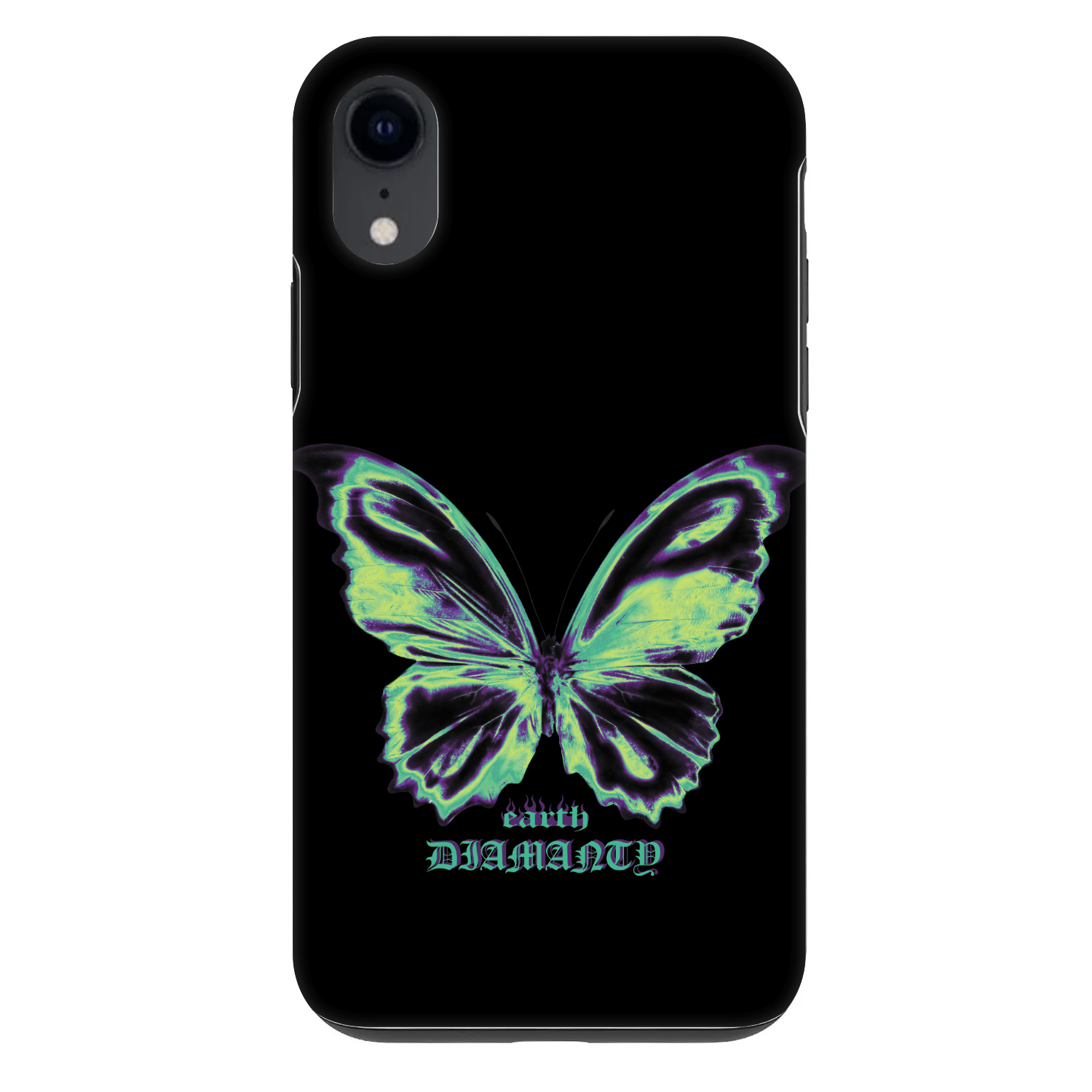 Picasee Fashion Case für Apple iPhone XR - Diamanty Blue