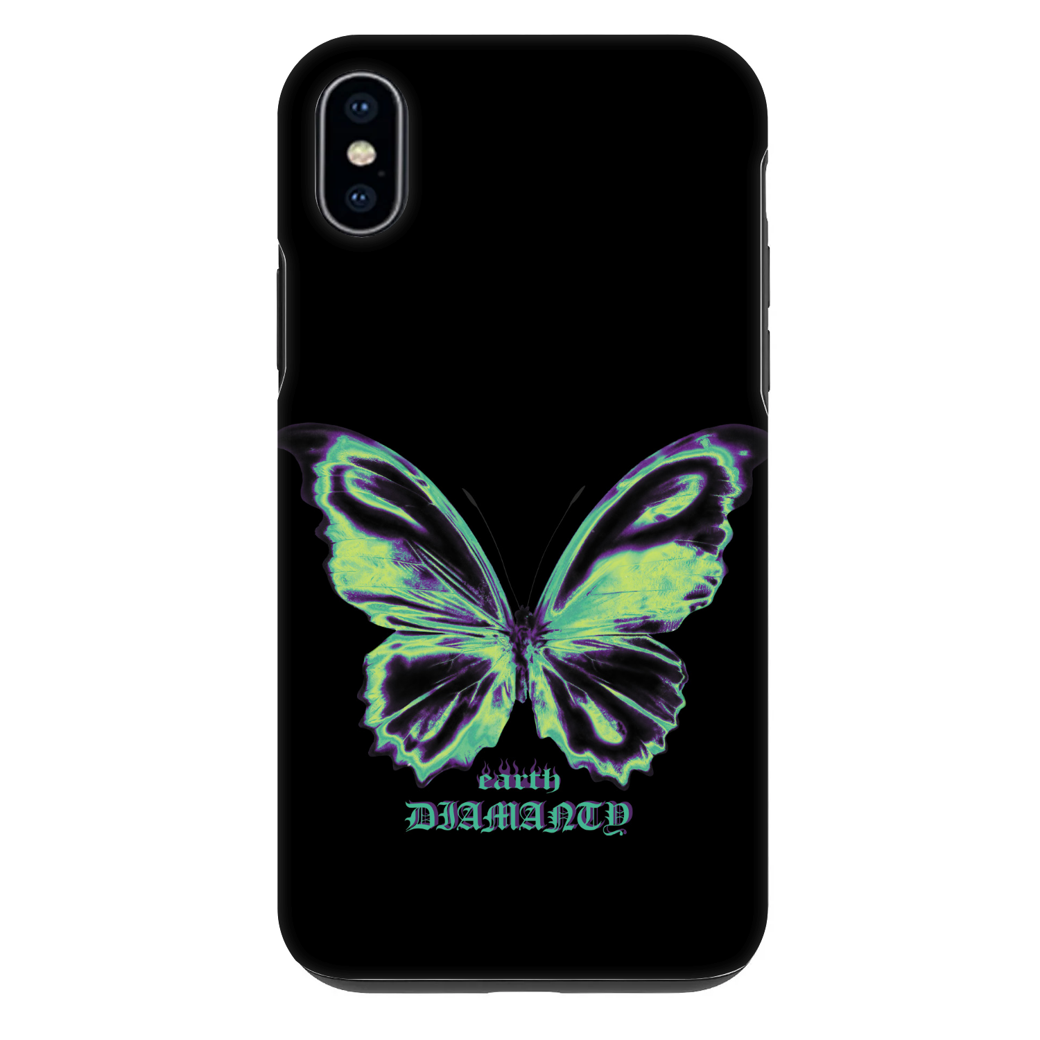 Picasee Fashion Case für Apple iPhone XS Max - Diamanty Blue