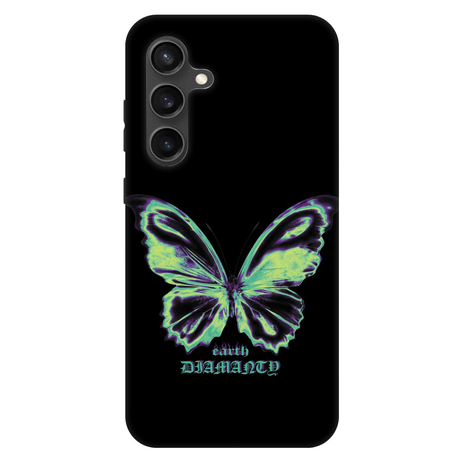 Picasee Fashion Case für Samsung Galaxy S24 FE S721B - Diamanty Blue