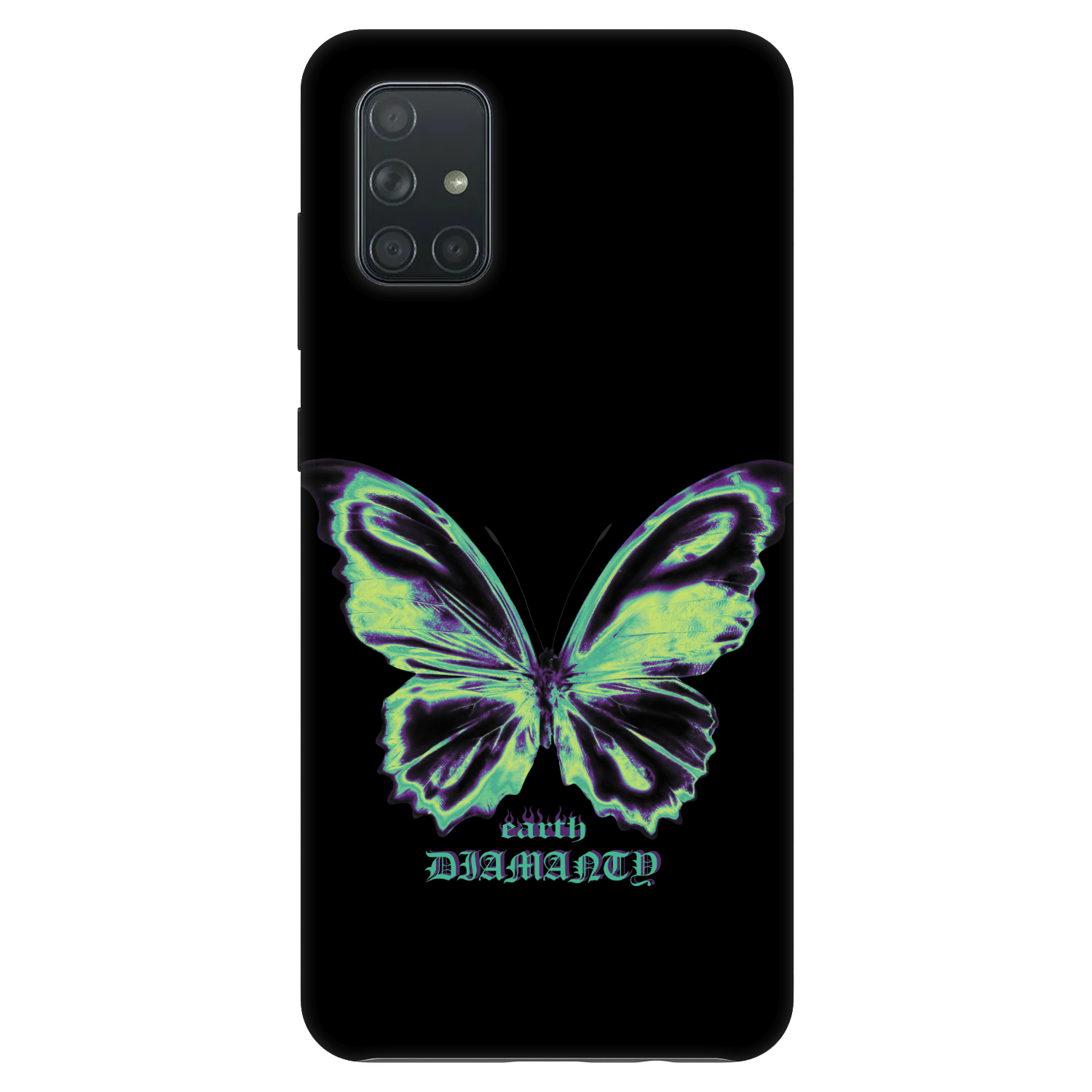 Picasee Fashion Case für Samsung Galaxy A71 A715F - Diamanty Blue