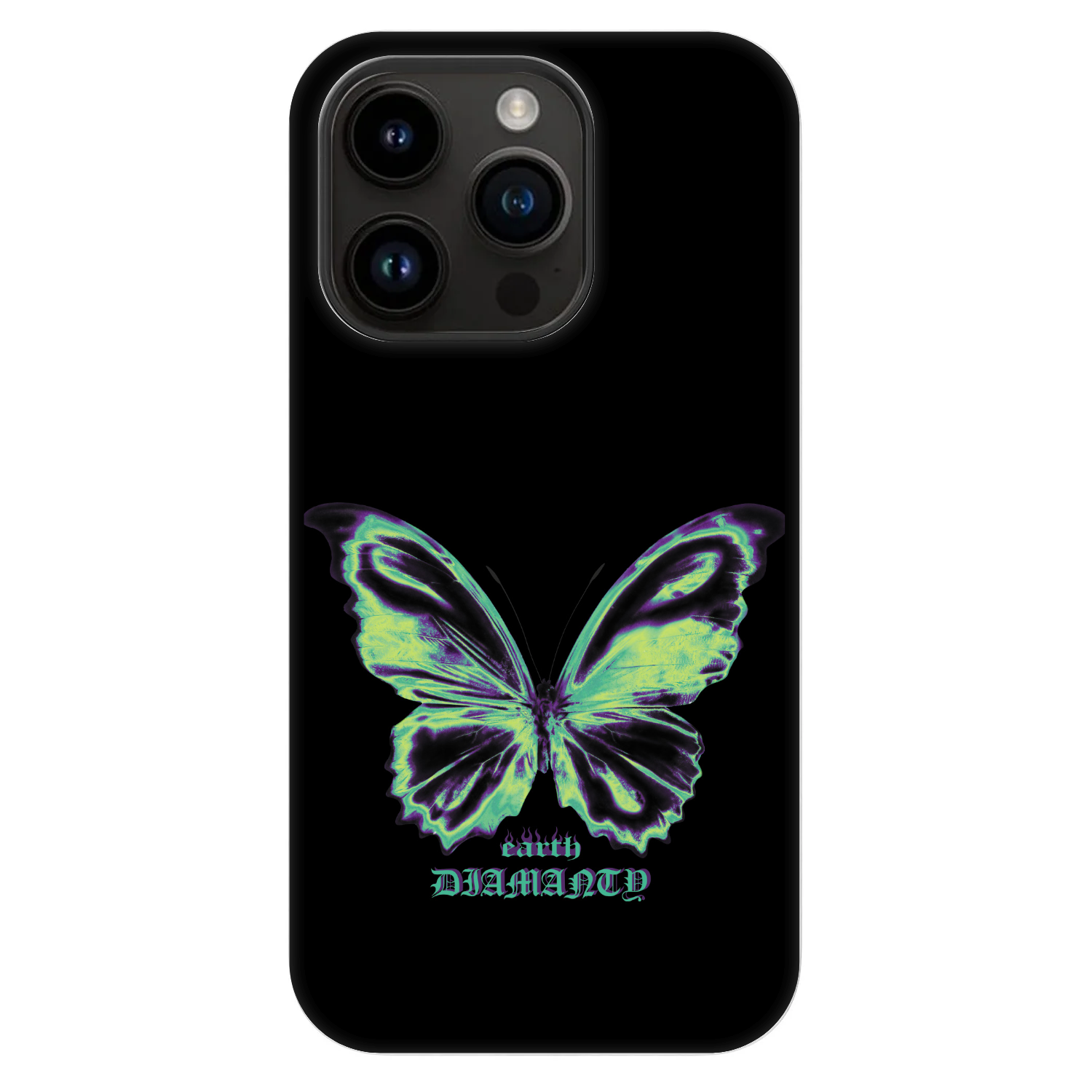 Picasee Fashion Case MagSafe für Apple iPhone 14 Pro - Diamanty Blue