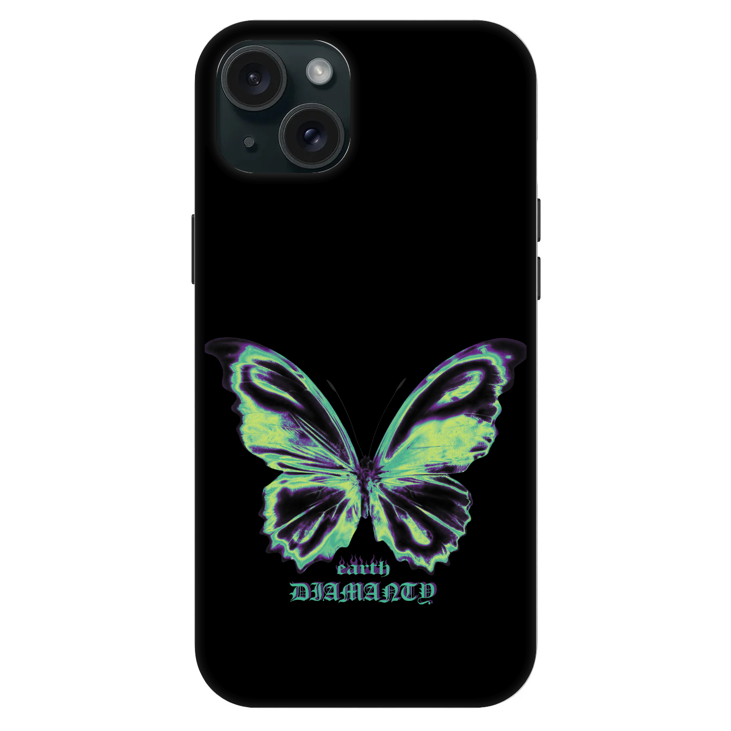 Picasee Fashion Case MagSafe für Apple iPhone 15 Plus - Diamanty Blue