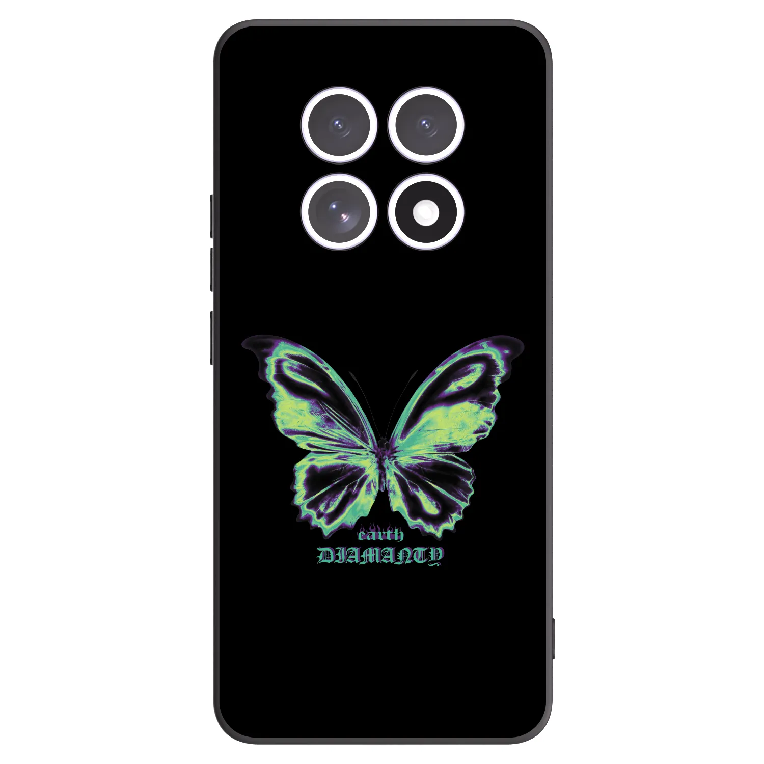 Picasee Xiaomi Redmi Note 15 5G Hülle - Schwarzes Silikon - Diamanty Blue