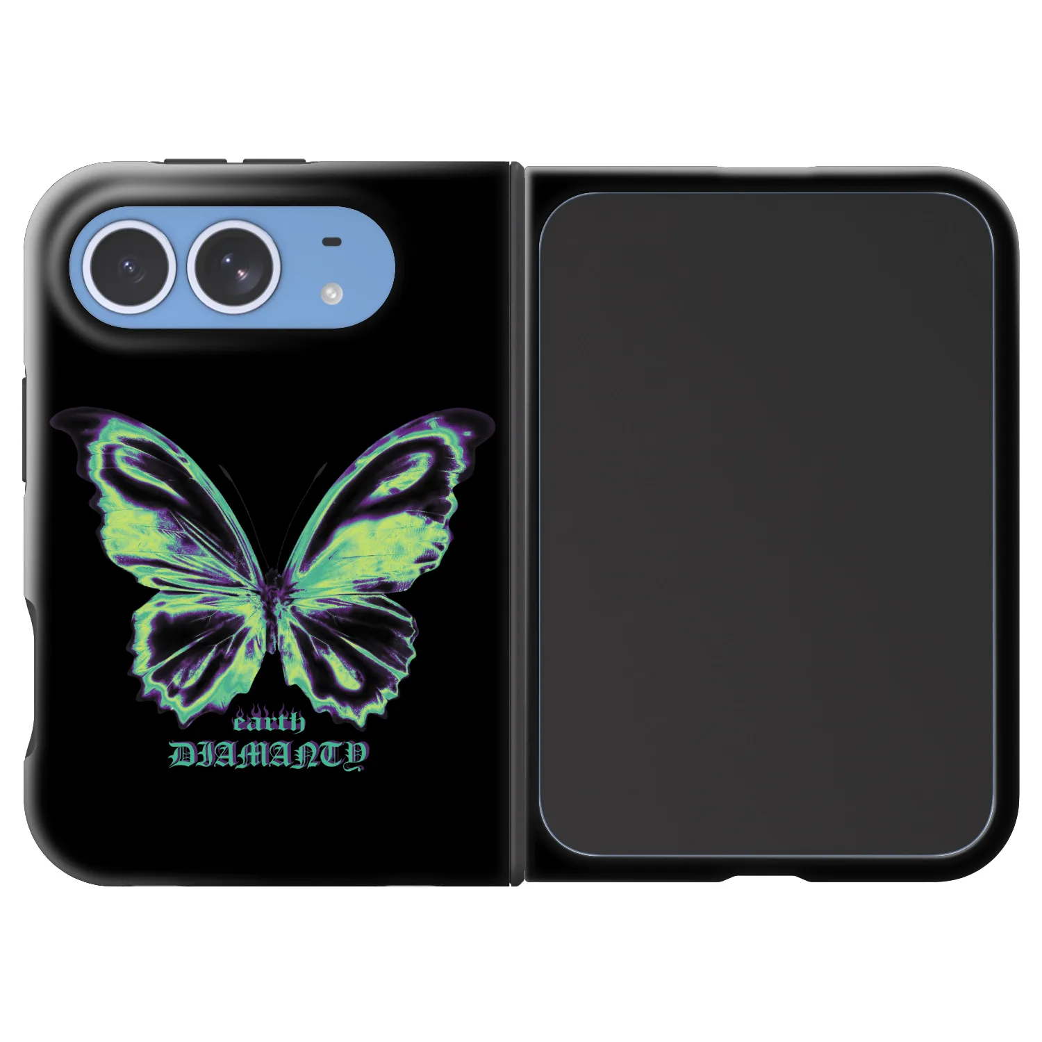 Picasee Fashion Case MagSafe für Apple iPhone Duo - Diamanty Blue