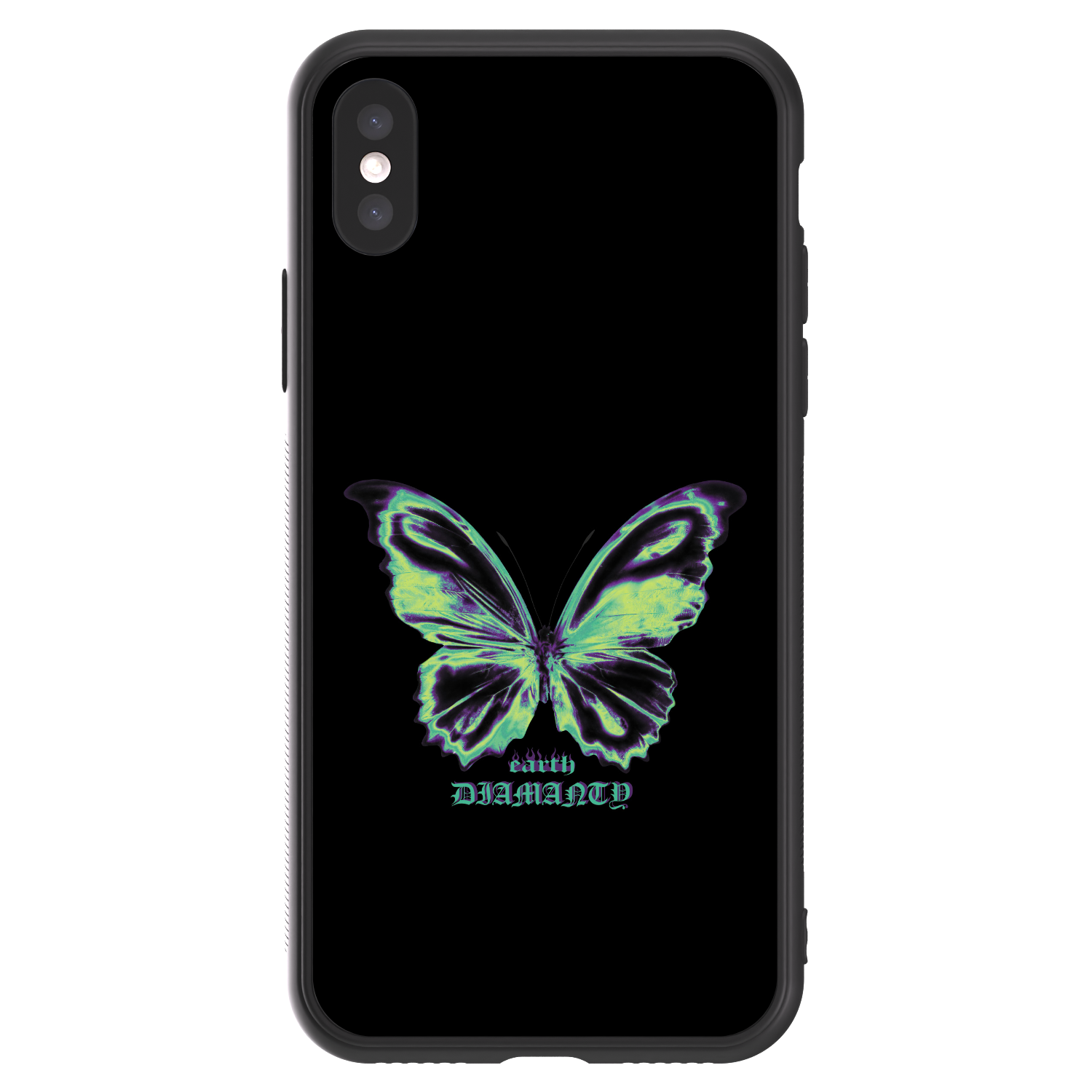 Picasee ULTIMATE CASE für Apple iPhone X/XS - Diamanty Blue