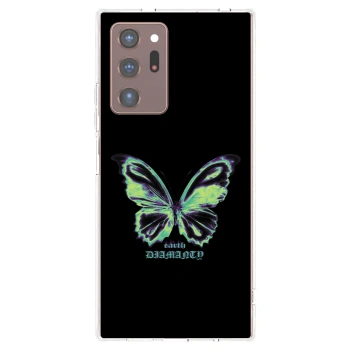 Picasee Samsung Galaxy Note 20 Ultra Hülle - Transparentes Silikon - Diamanty Blue