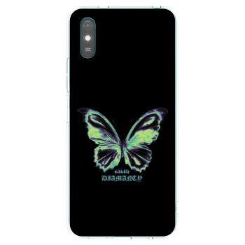 Picasee Xiaomi Redmi 9A Hülle - Transparentes Silikon - Diamanty Blue