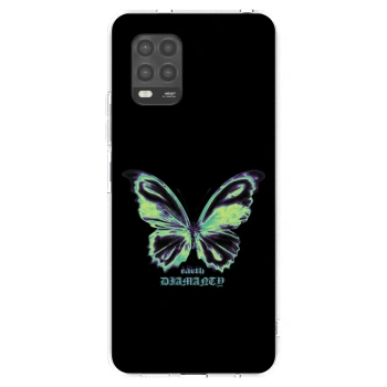 Picasee Xiaomi Mi 10 Lite Hülle - Transparentes Silikon - Diamanty Blue