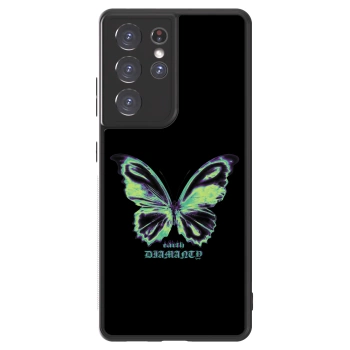Hülle für Samsung Galaxy S21 Ultra 5G G998B - Diamanty Blue