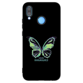 Picasee Huawei P20 Lite Hülle - Schwarzes Silikon - Diamanty Blue