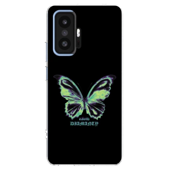 Picasee Xiaomi 11T Pro Hülle - Transparentes Silikon - Diamanty Blue