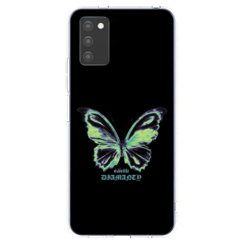 Hülle für Samsung Galaxy A03s A037G - Diamanty Blue