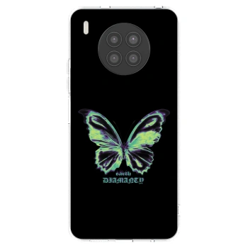 Picasee Huawei Nova 8i Hülle - Transparentes Silikon - Diamanty Blue