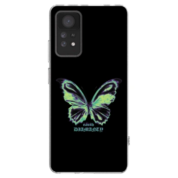 Picasee Xiaomi Redmi Note 11 Pro Hülle - Transparentes Silikon - Diamanty Blue
