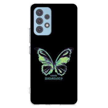 Picasee Samsung Galaxy A53 5G A536 Hülle - Transparentes Silikon - Diamanty Blue