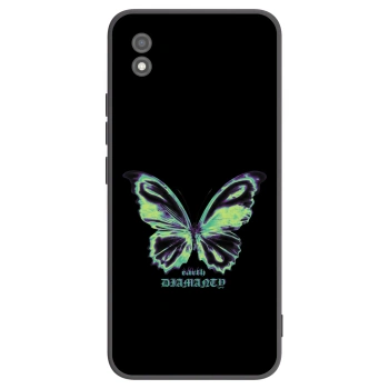 Picasee Realme C11 (2021) Hülle - Schwarzes Silikon - Diamanty Blue