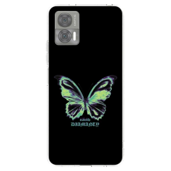 Picasee Motorola Edge 30 Neo Hülle - Transparentes Silikon - Diamanty Blue